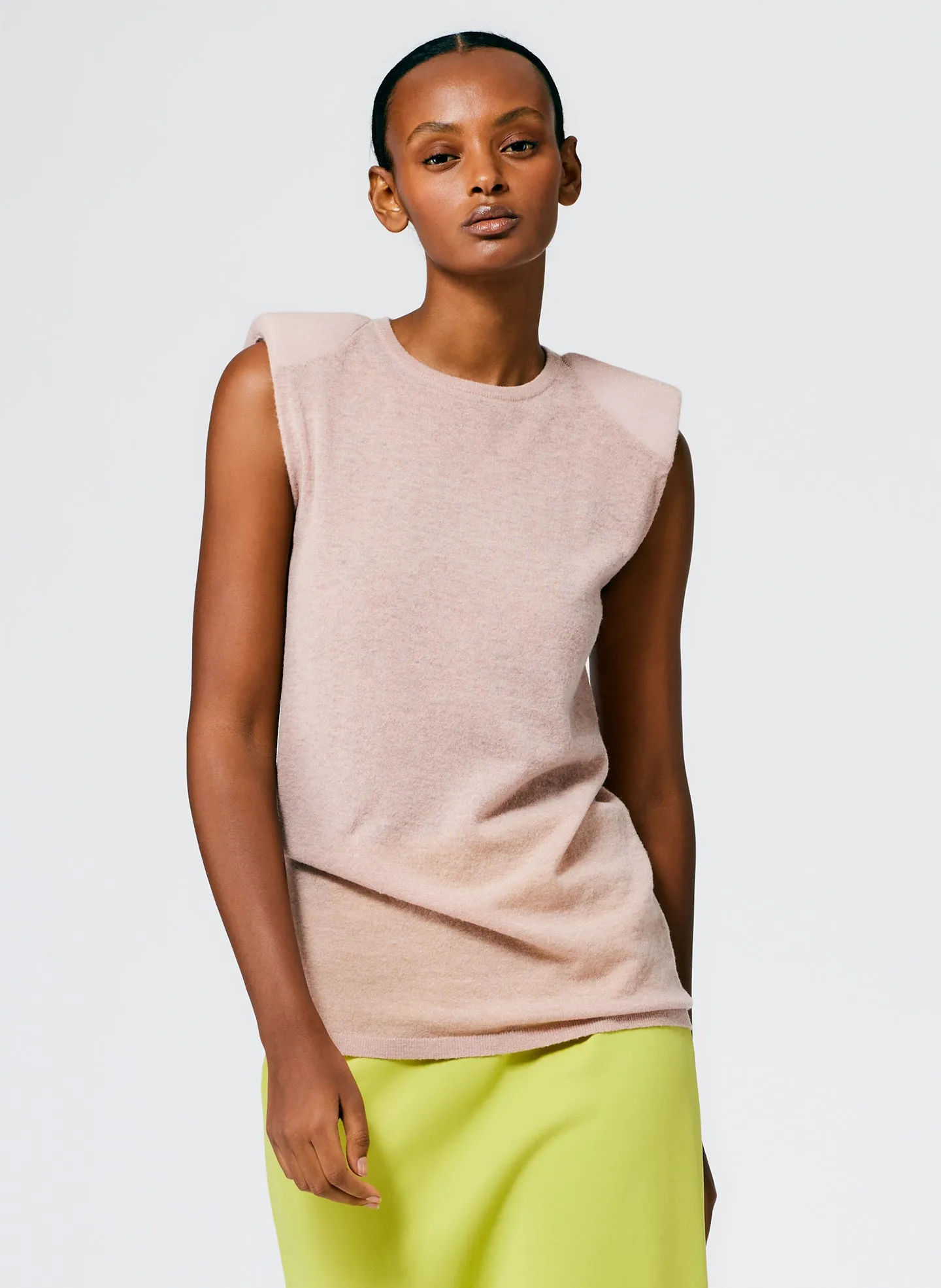 Skinlike Mercerized Wool Tube Tank sold by Tibi