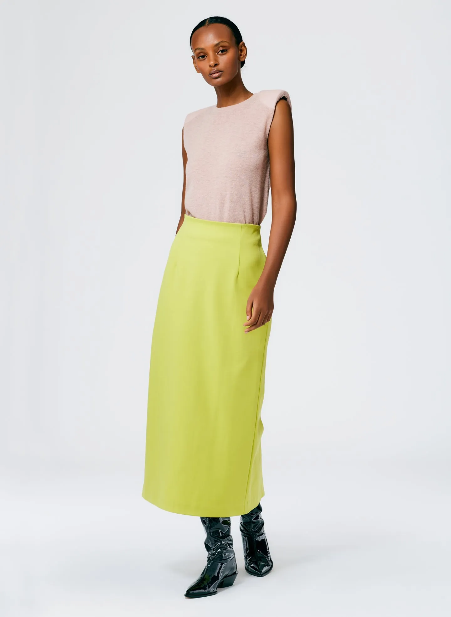 Structured Knit Pencil Skirt sold by Tibi
