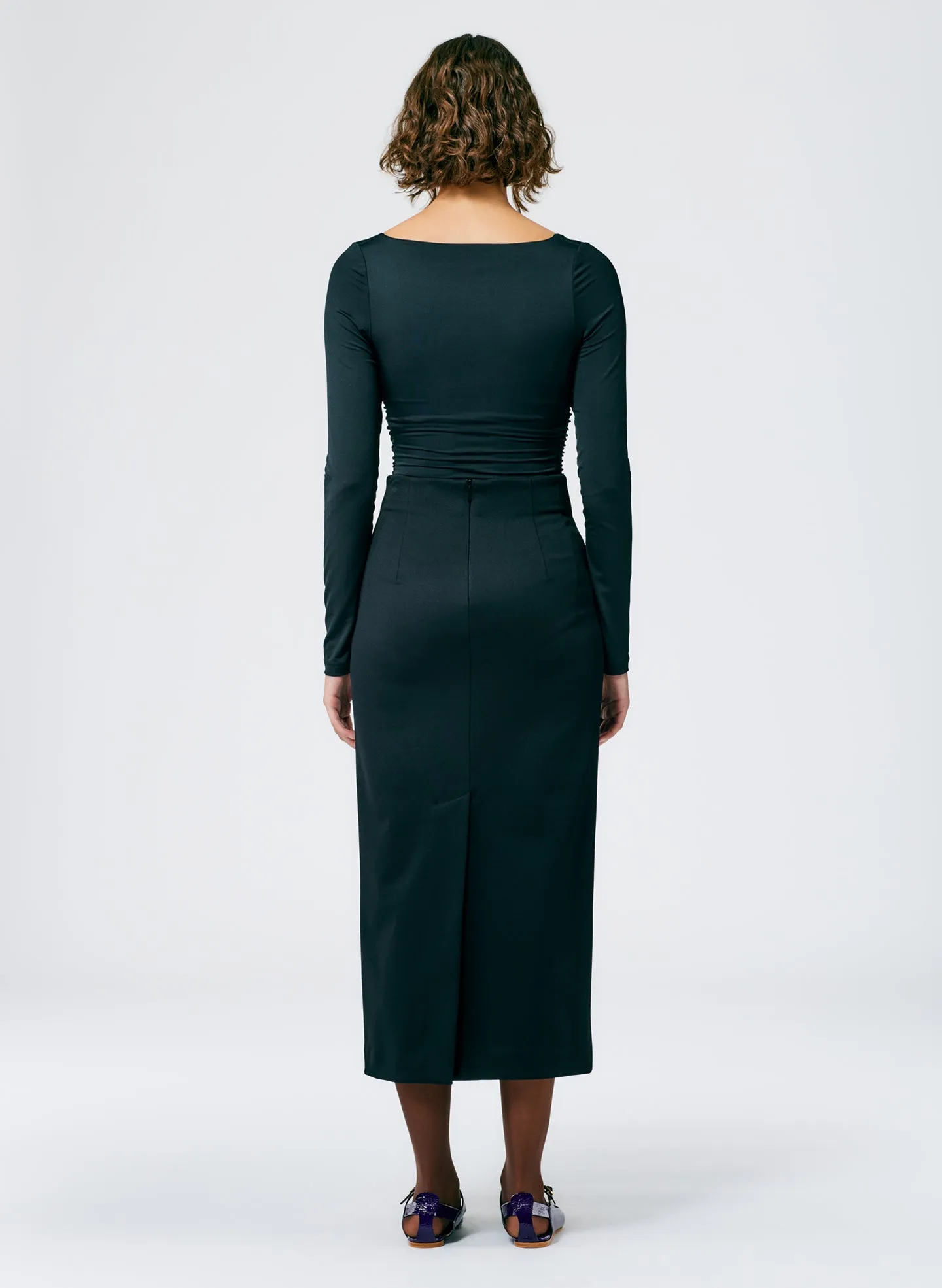Structured Knit Pencil Skirt sold by Tibi product image thumbnail 4
