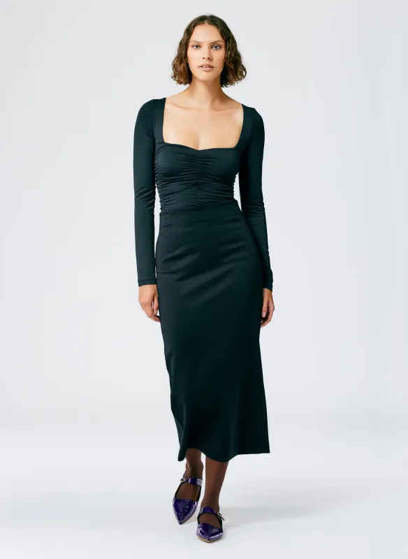 Structured Knit Pencil Skirt made by Tibi