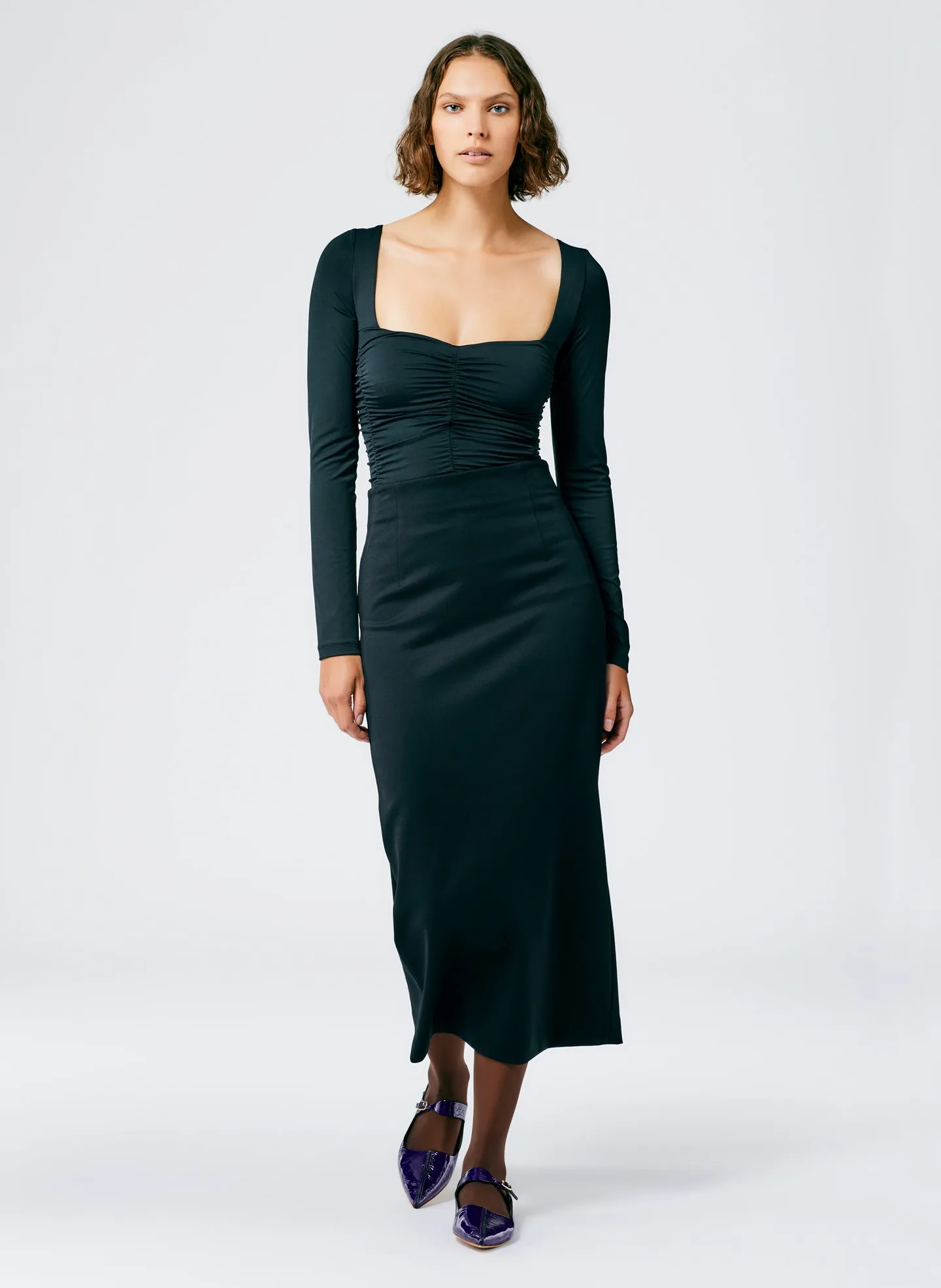 Structured Knit Pencil Skirt sold by Tibi