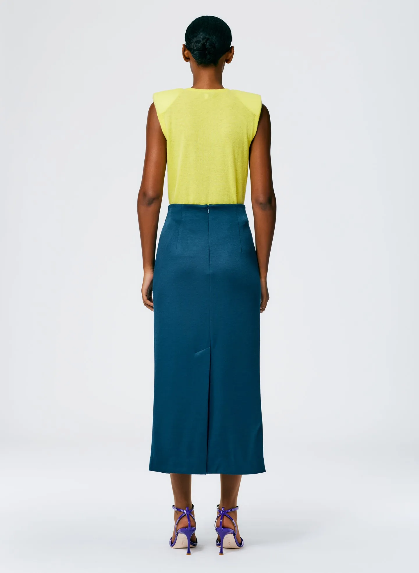 Structured Knit Pencil Skirt sold by Tibi product image thumbnail 4