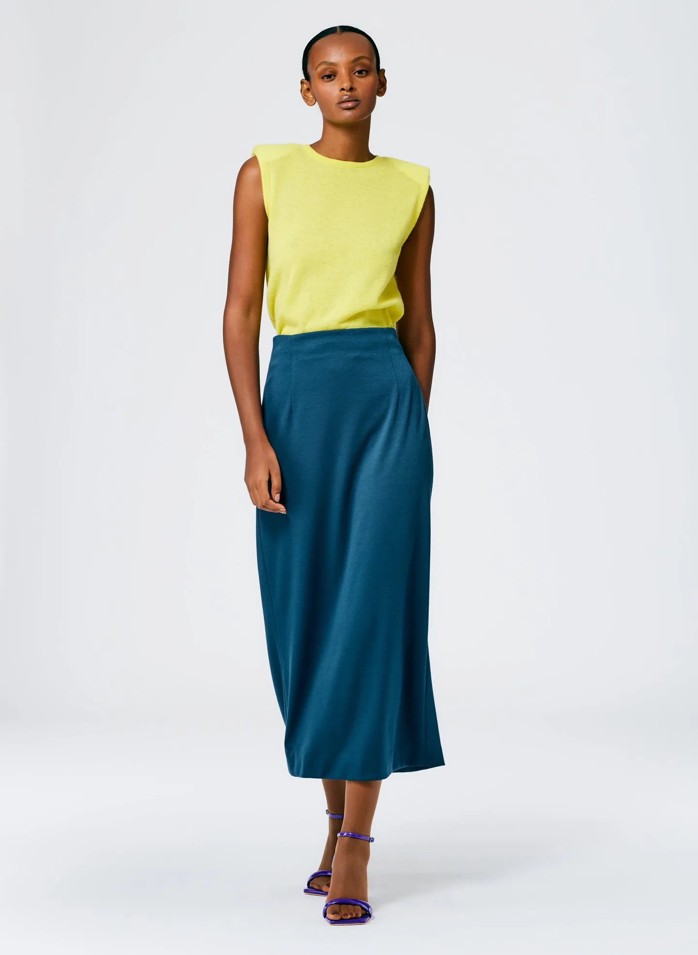 Structured Knit Pencil Skirt sold by Tibi