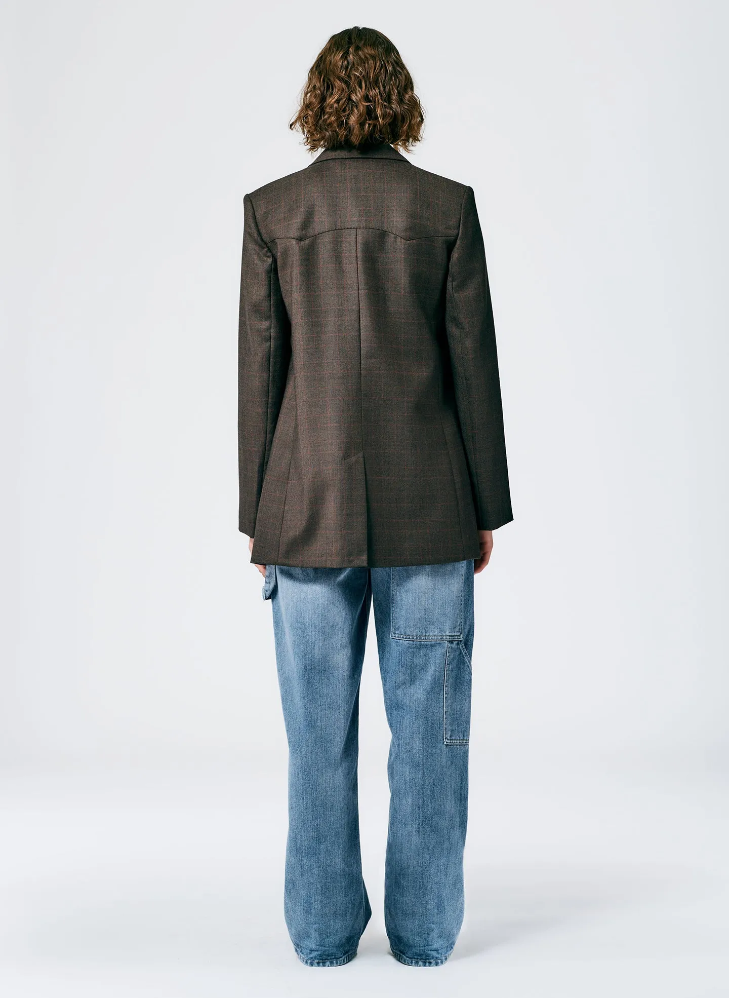 Reed Suiting Western Blazer sold by Tibi product image thumbnail 4