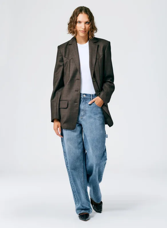 Reed Suiting Western Blazer made by Tibi