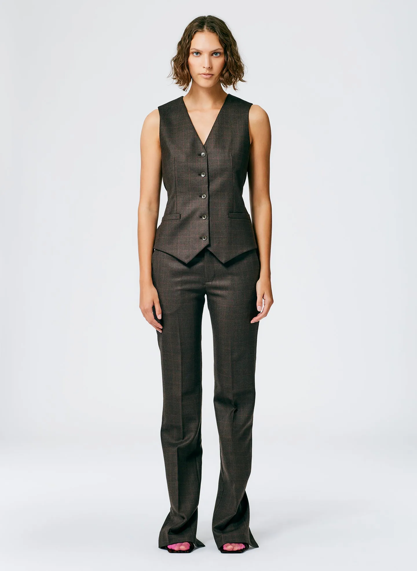 Reed Suiting Wool Vest sold by Tibi product image thumbnail 3