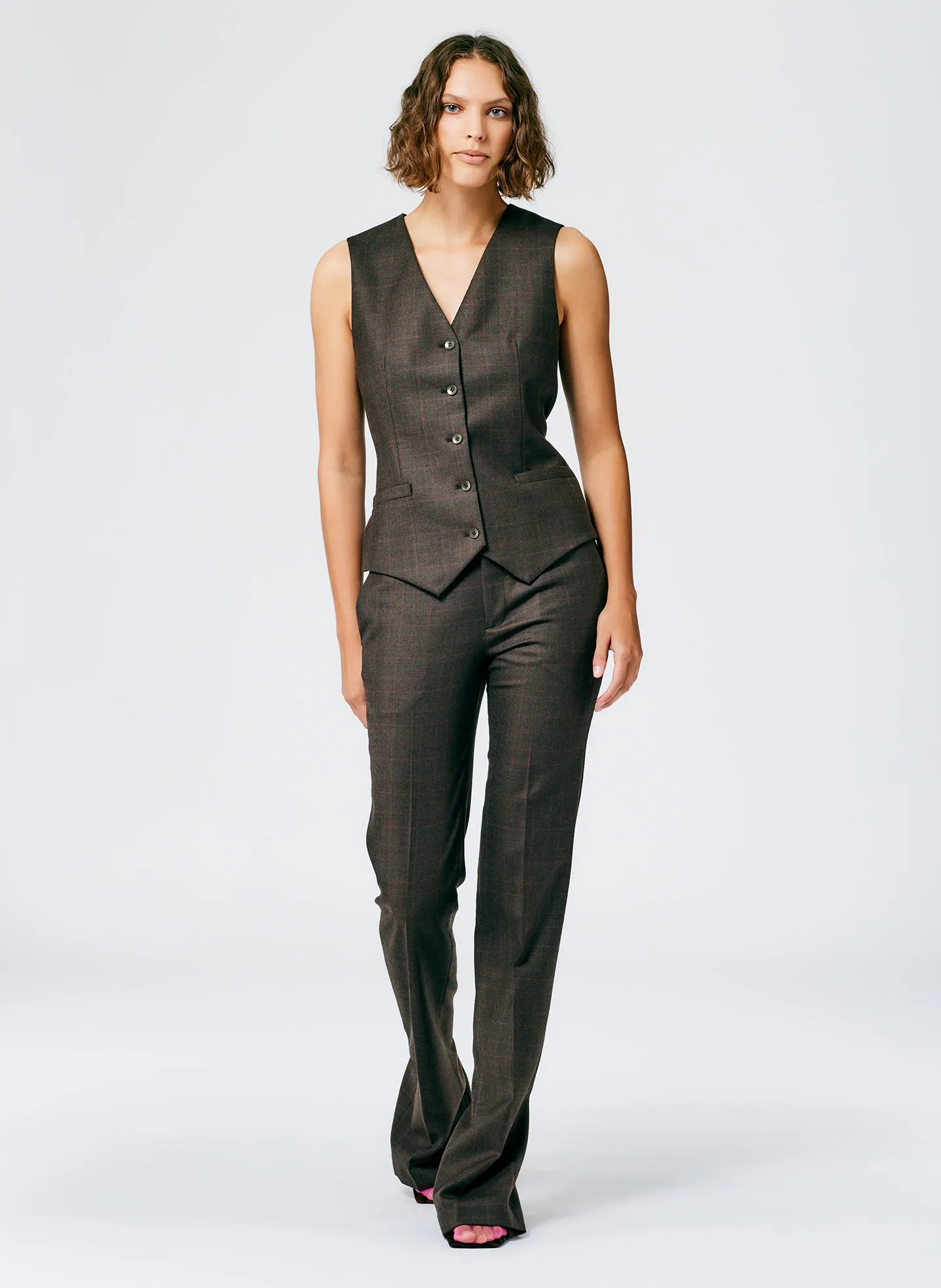 Reed Suiting Wool Vest sold by Tibi product image thumbnail 2