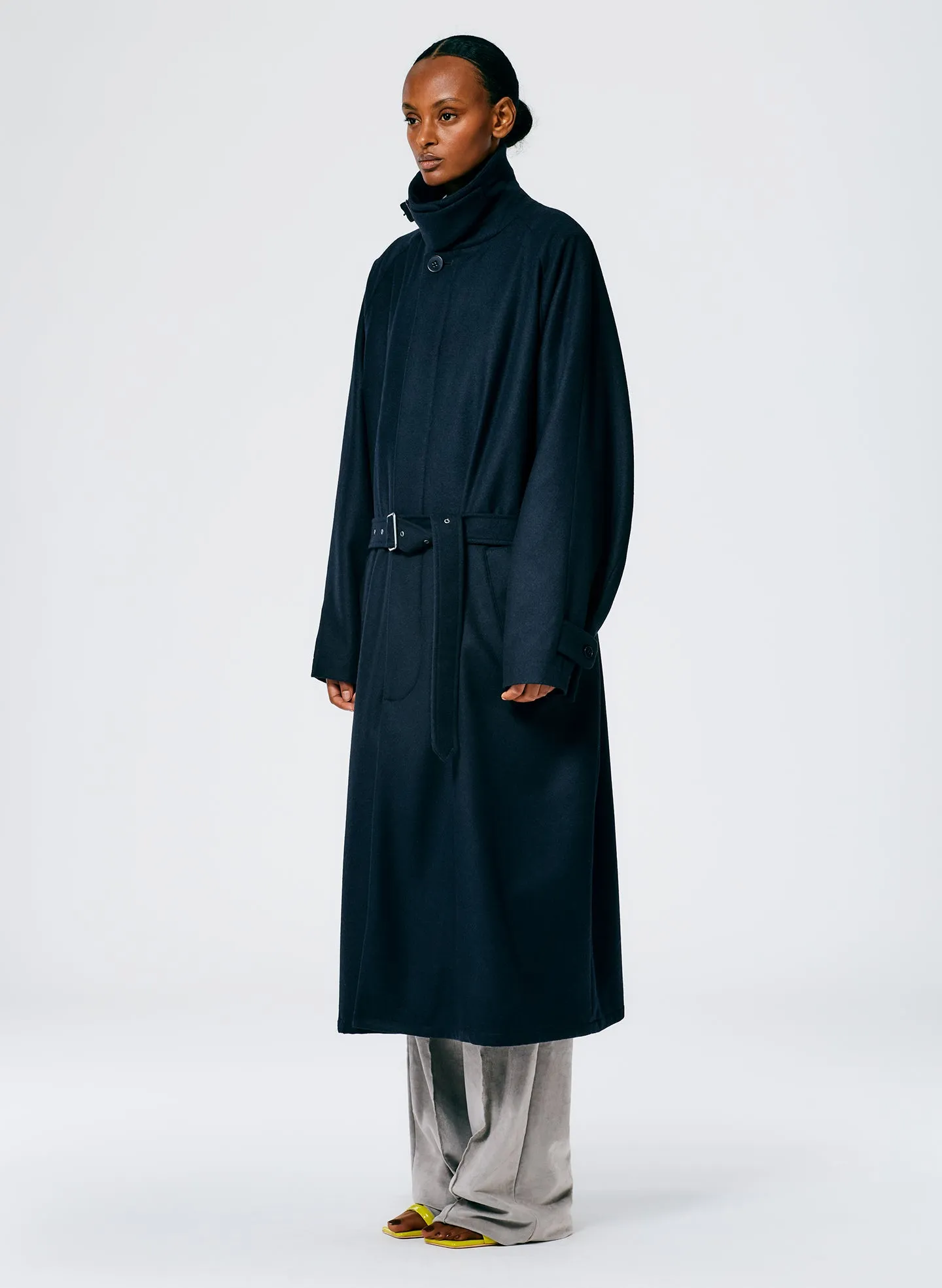 Recycled Featherweight Wool Cashmere Frank Coat sold by Tibi product image thumbnail 3