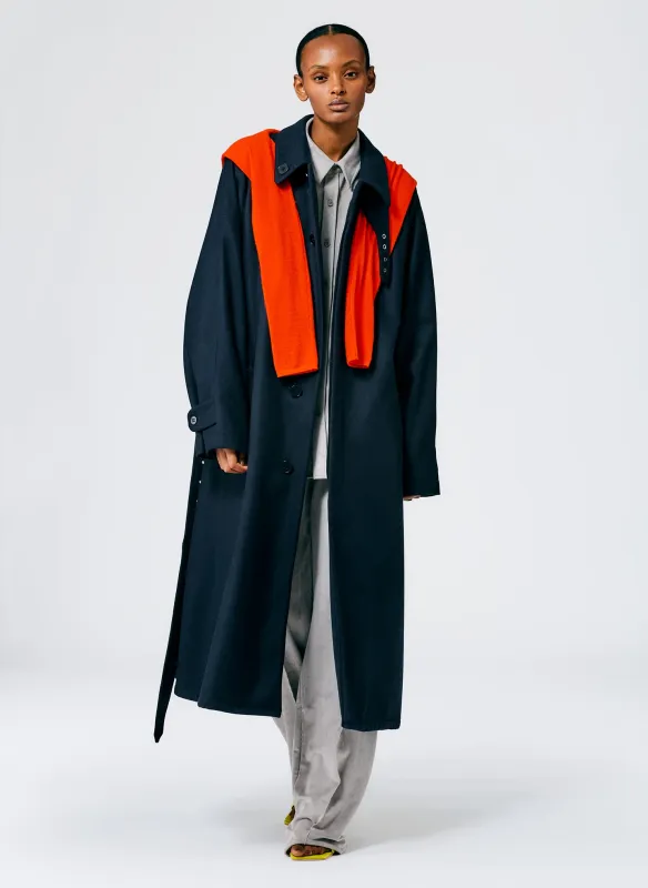 Recycled Featherweight Wool Cashmere Frank Coat made by Tibi