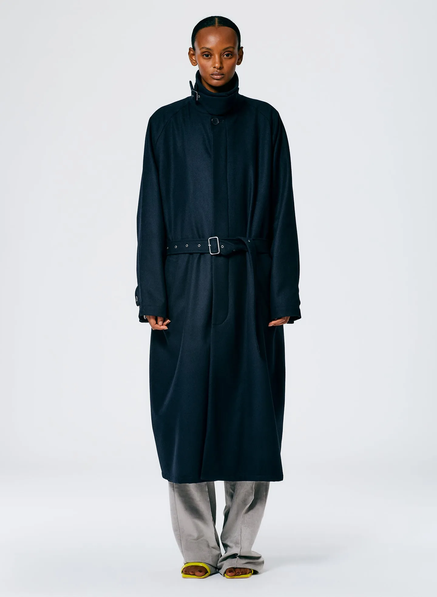 Recycled Featherweight Wool Cashmere Frank Coat sold by Tibi product image thumbnail 2