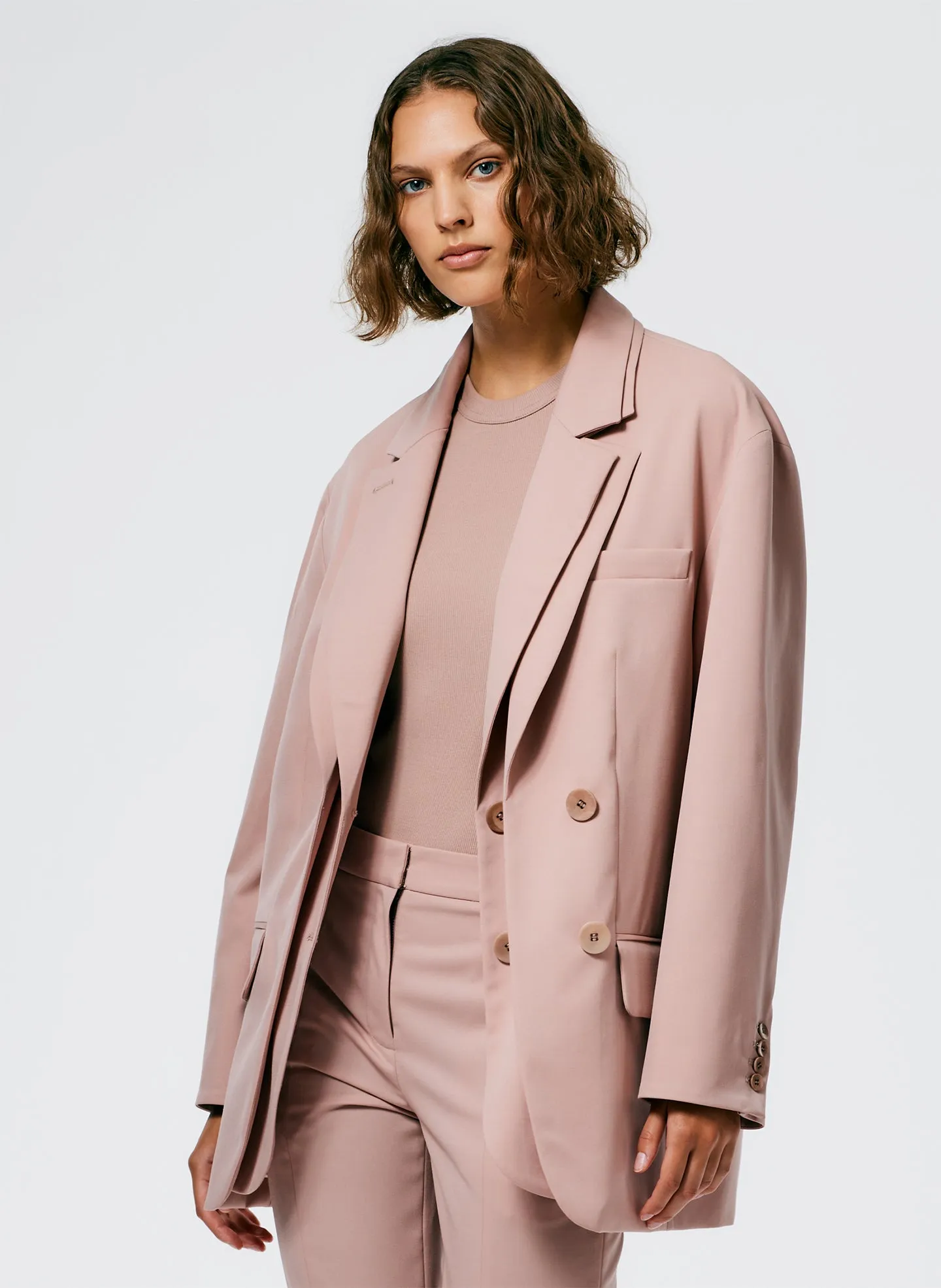 Cassius Suiting Double Layer Liam Blazer sold by Tibi product image thumbnail 5
