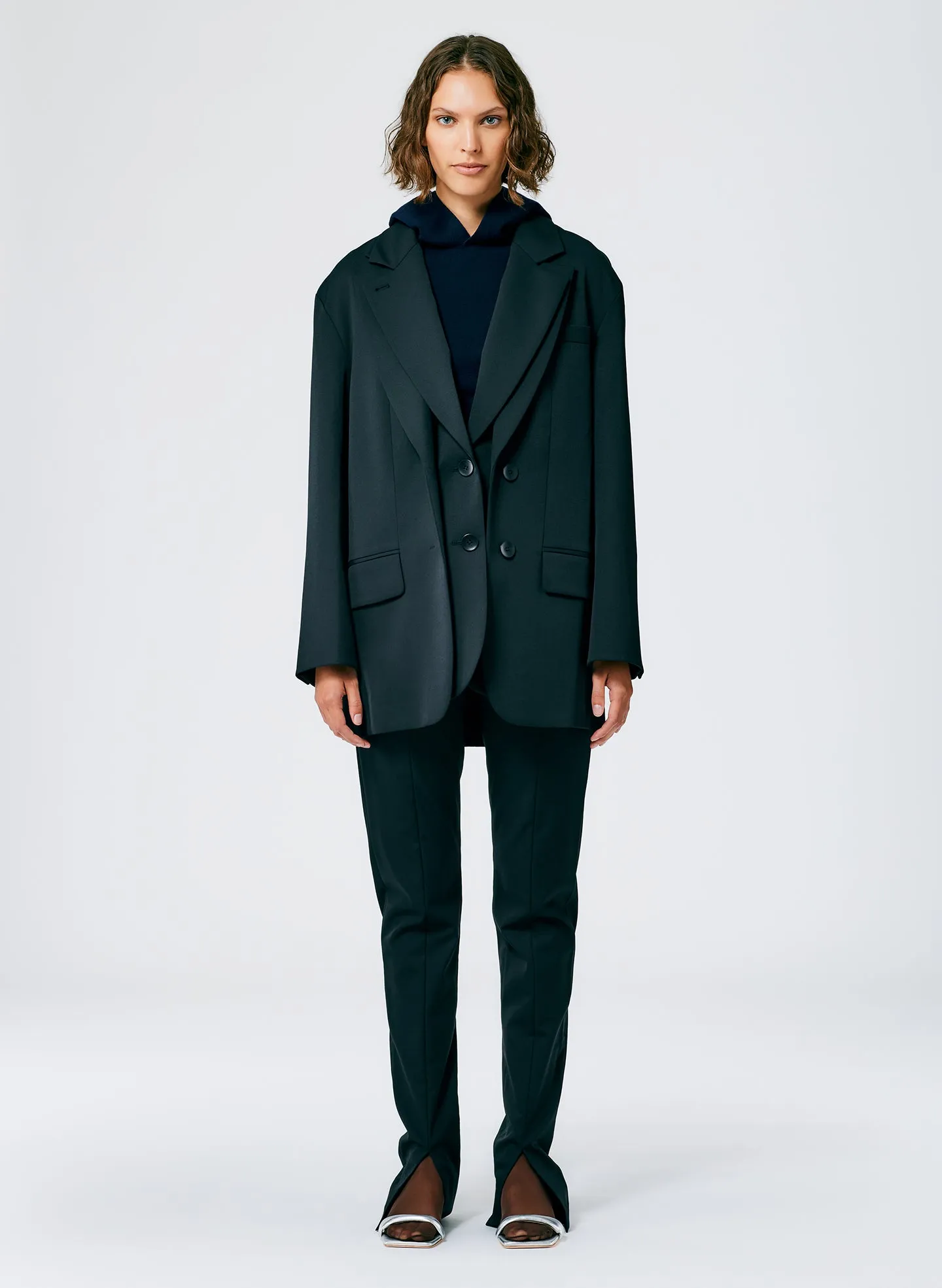 Cassius Suiting Double Layer Liam Blazer sold by Tibi product image thumbnail 2