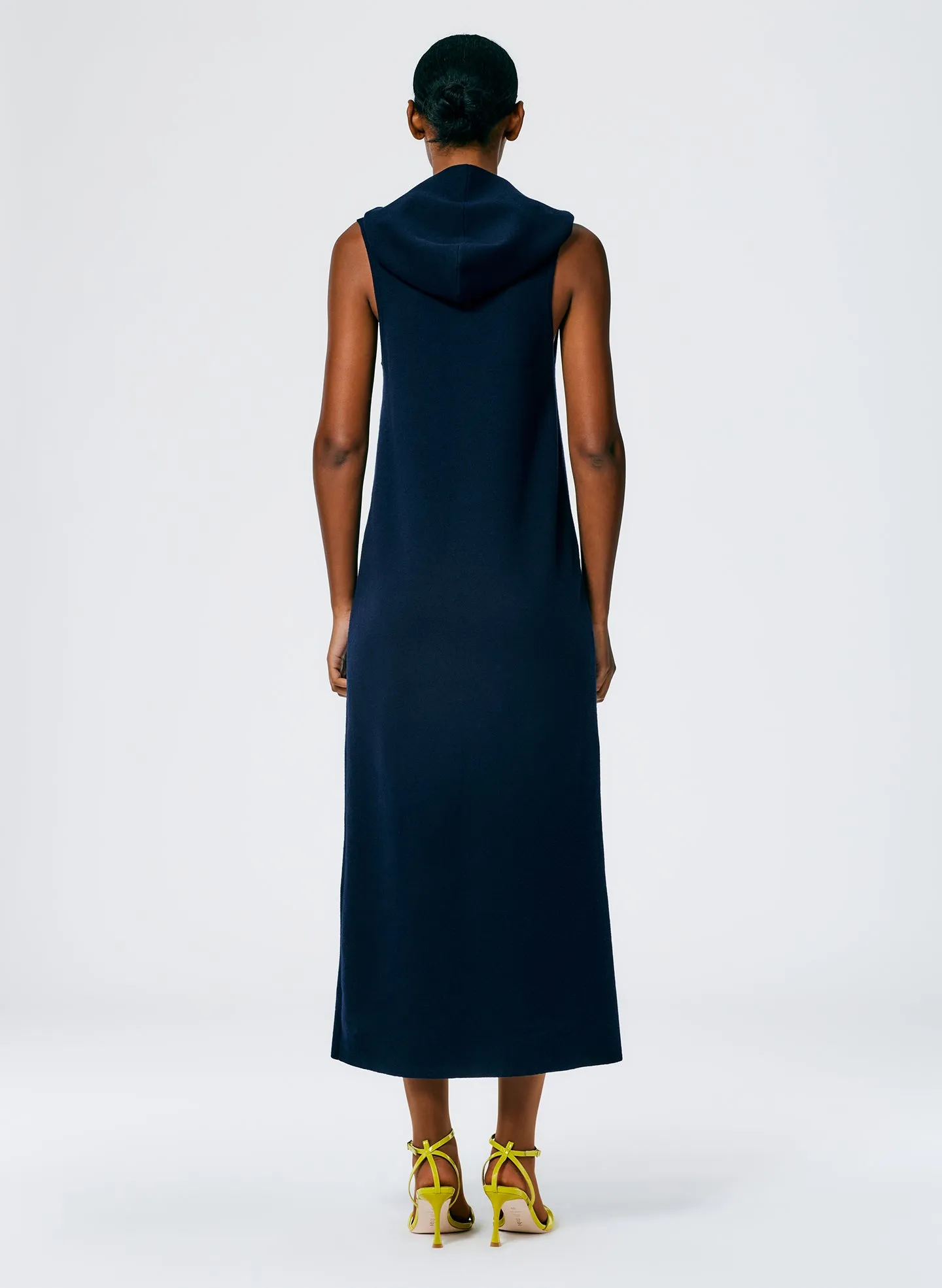 Compact Stretch Cashmere Hoodie Dress sold by Tibi product image thumbnail 4
