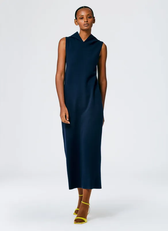 Compact Stretch Cashmere Hoodie Dress made by Tibi