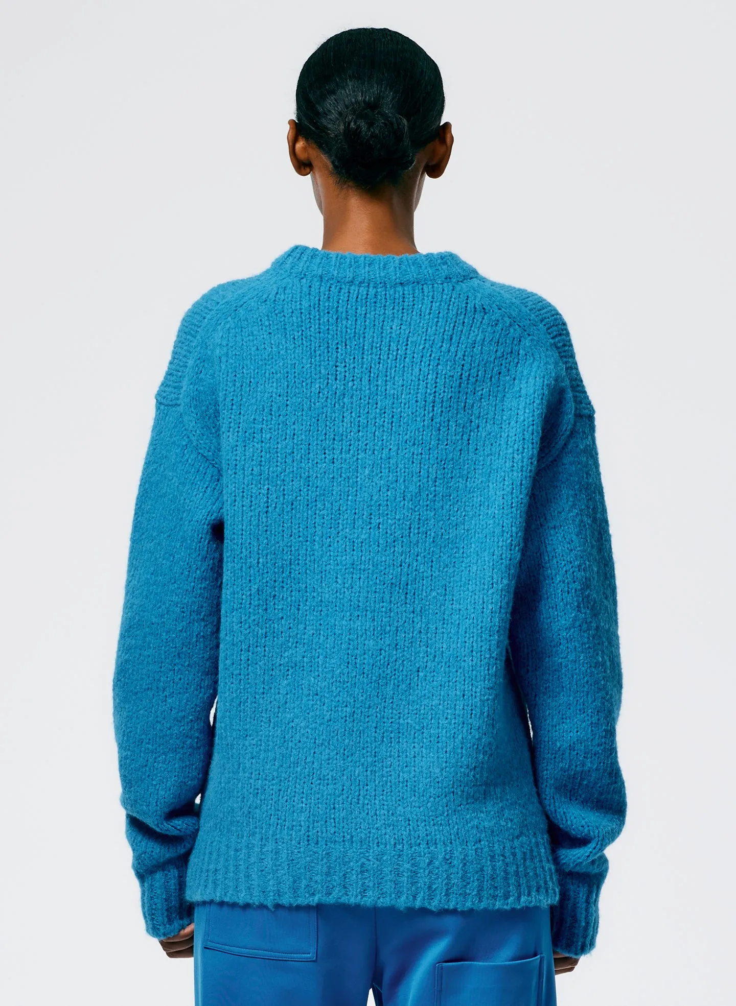Airy Alpaca Crewneck Pullover sold by Tibi product image thumbnail 4