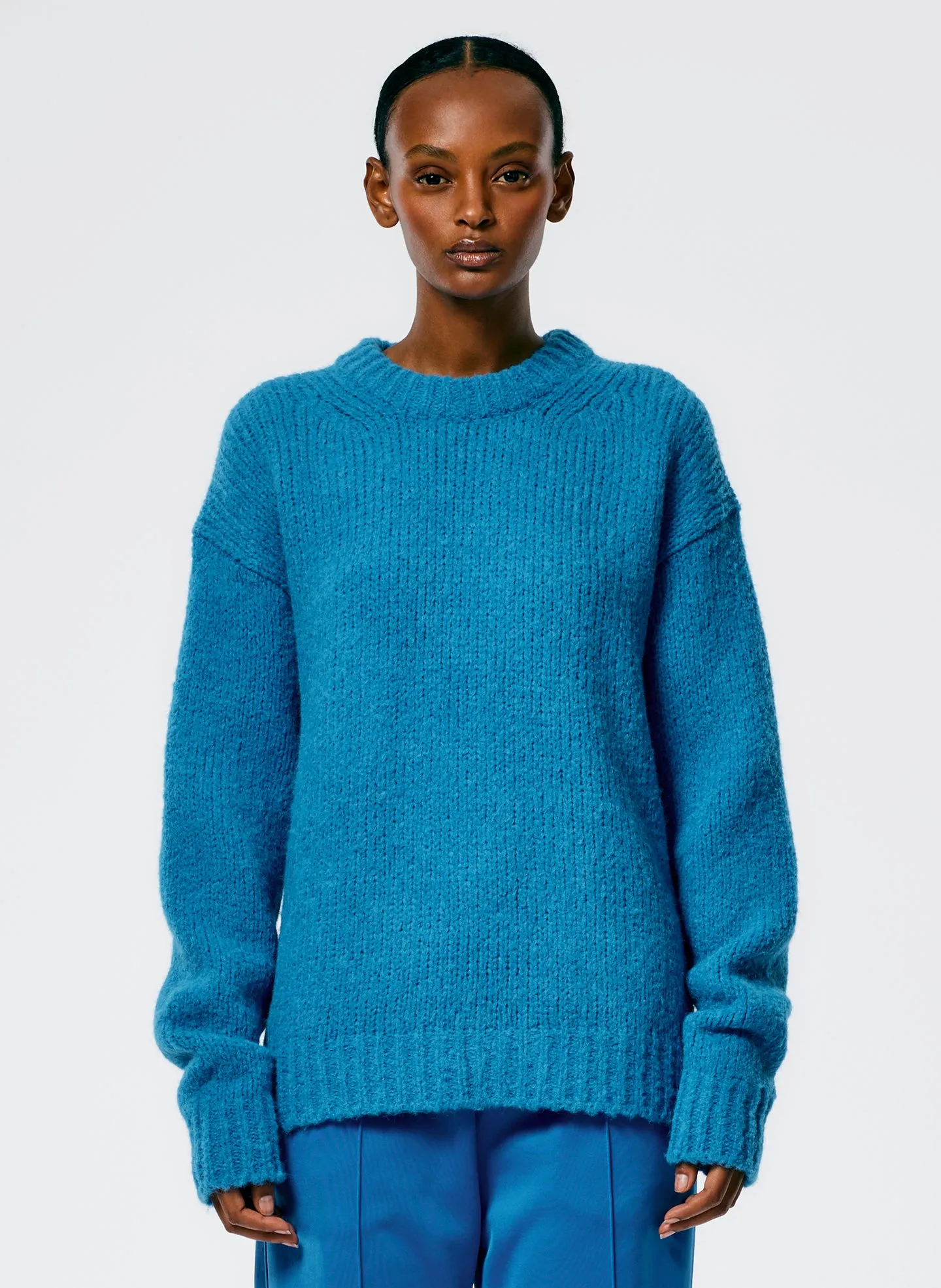 Airy Alpaca Crewneck Pullover sold by Tibi product image thumbnail 2