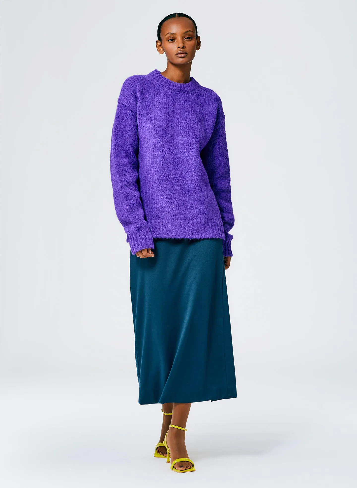 Airy Alpaca Crewneck Pullover sold by Tibi product image thumbnail 5