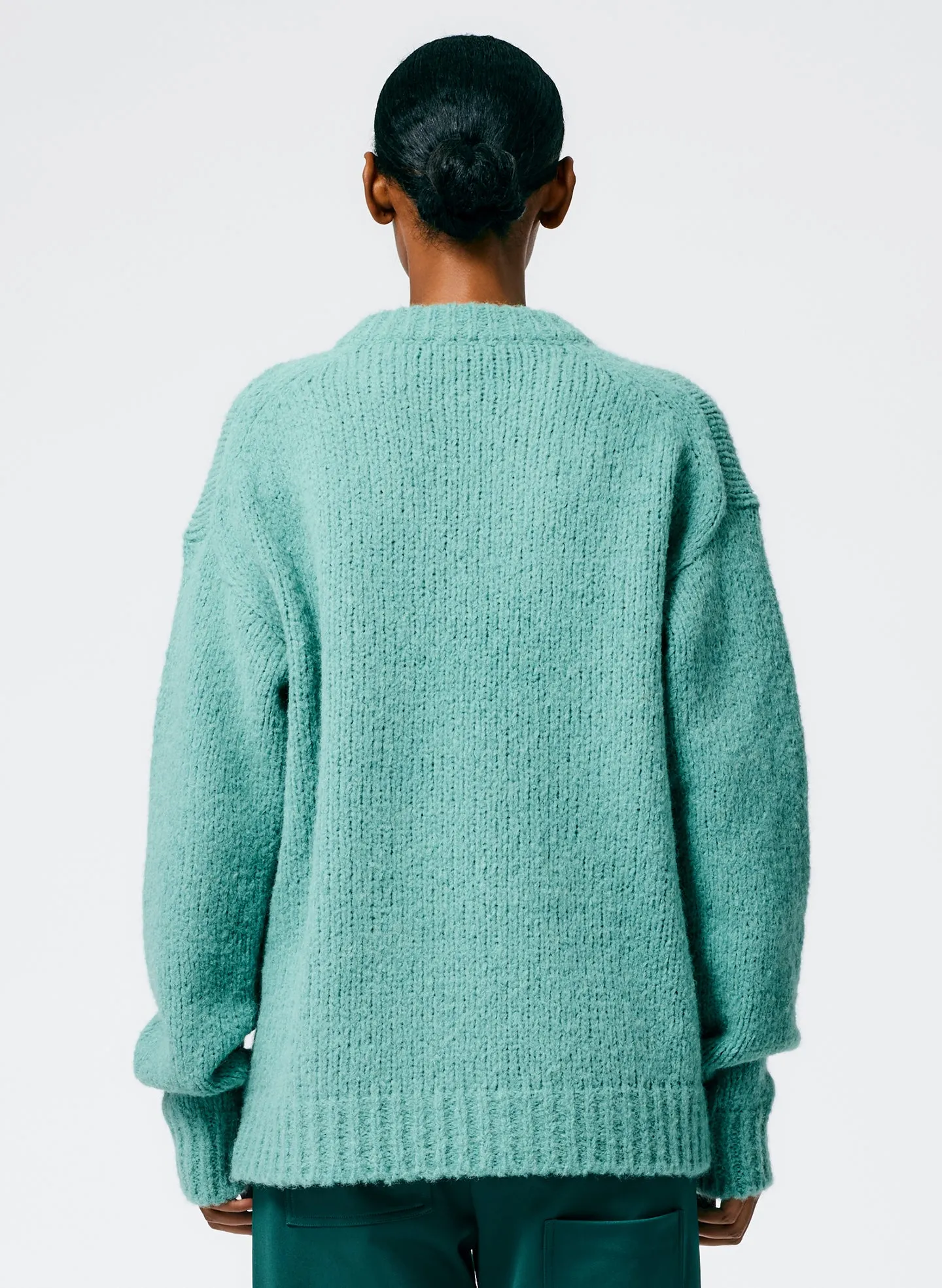 Airy Alpaca Crewneck Pullover sold by Tibi product image thumbnail 4