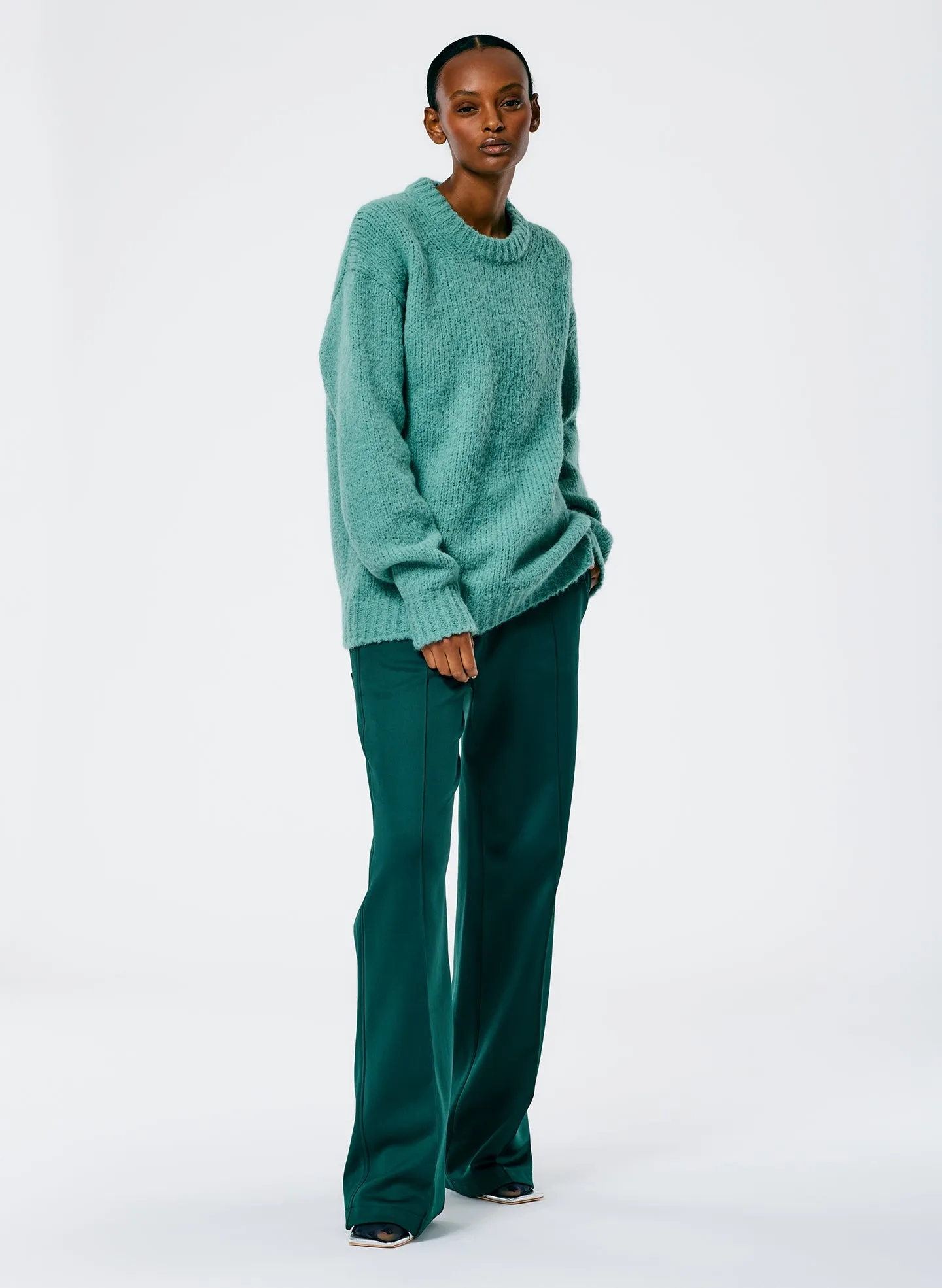 Airy Alpaca Crewneck Pullover sold by Tibi product image thumbnail 5