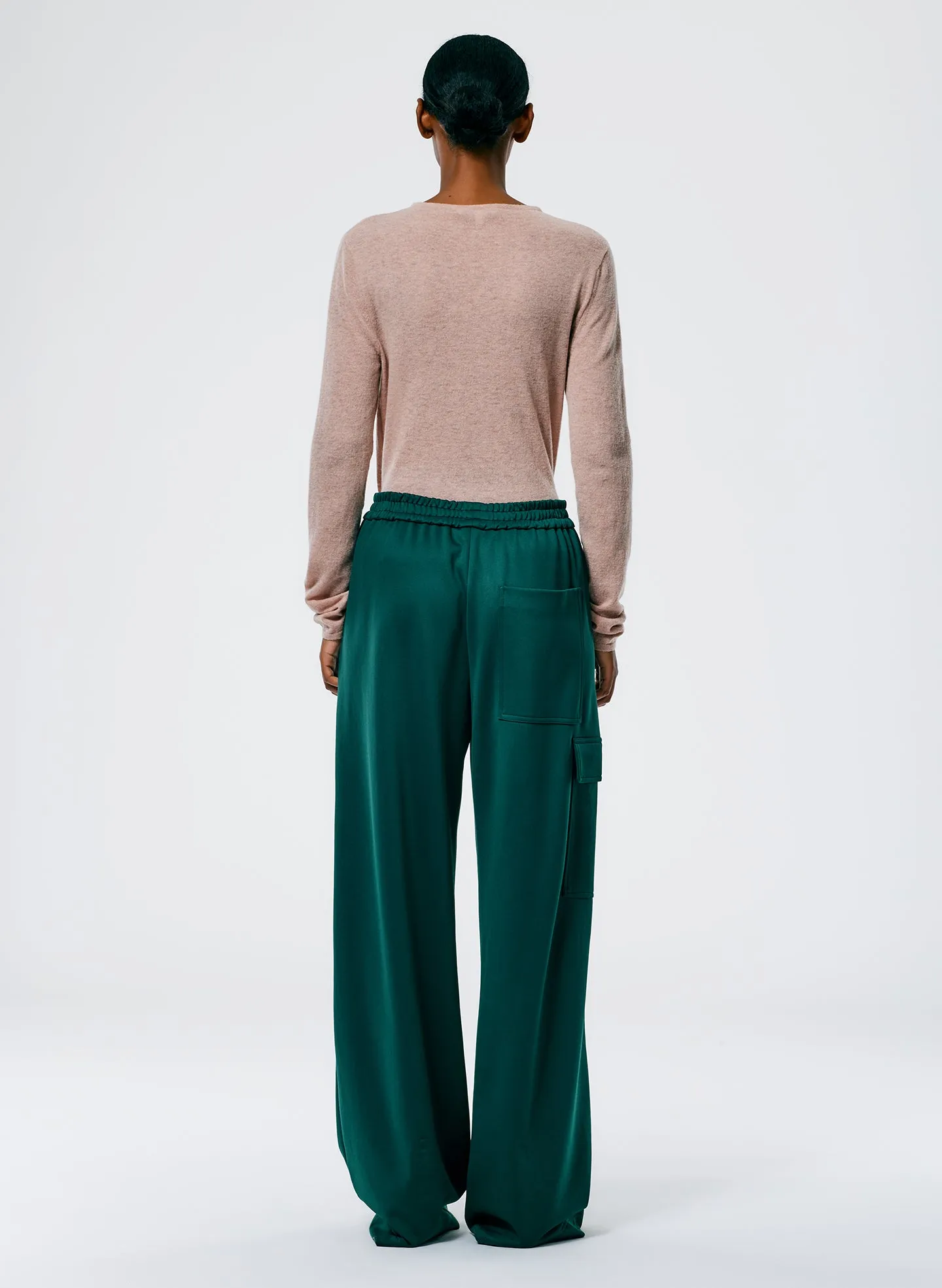 Active Knit Wide Leg Pull On Pant sold by Tibi product image thumbnail 4
