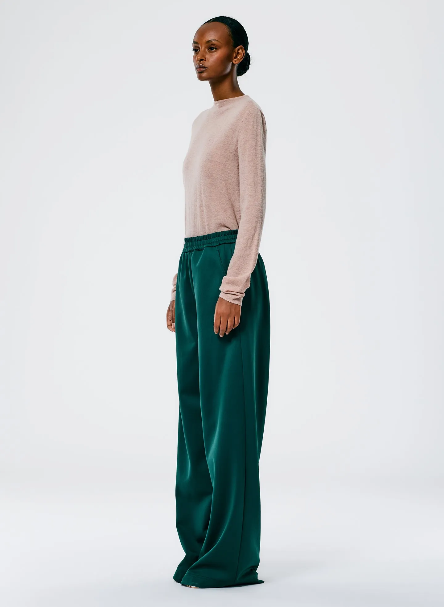 Active Knit Wide Leg Pull On Pant sold by Tibi product image thumbnail 3