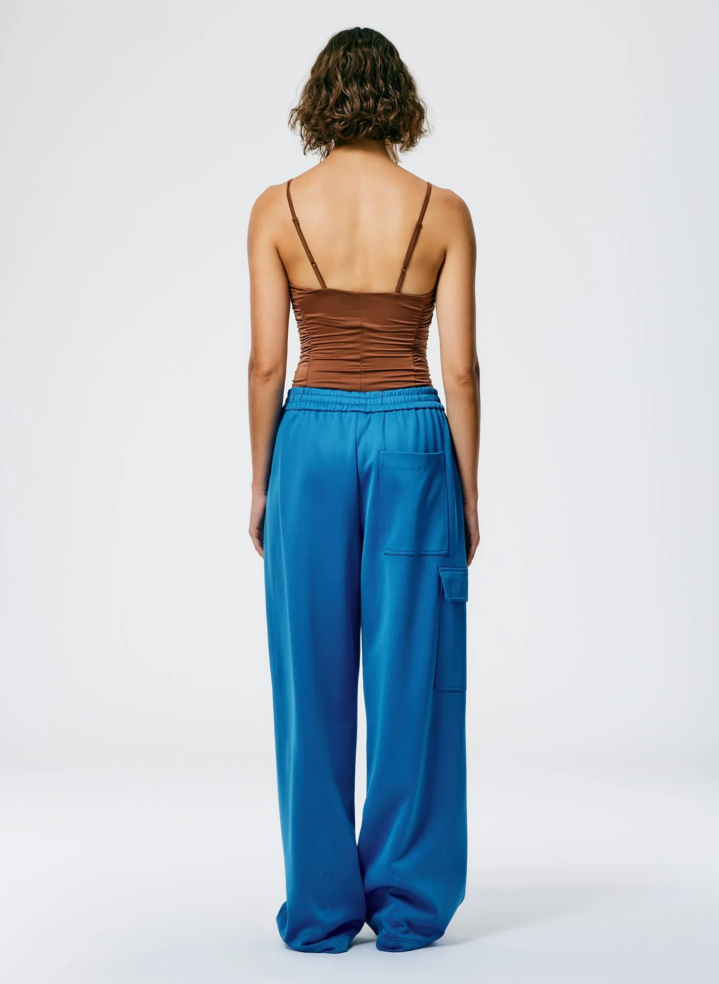 Active Knit Wide Leg Pull On Pant sold by Tibi product image thumbnail 4