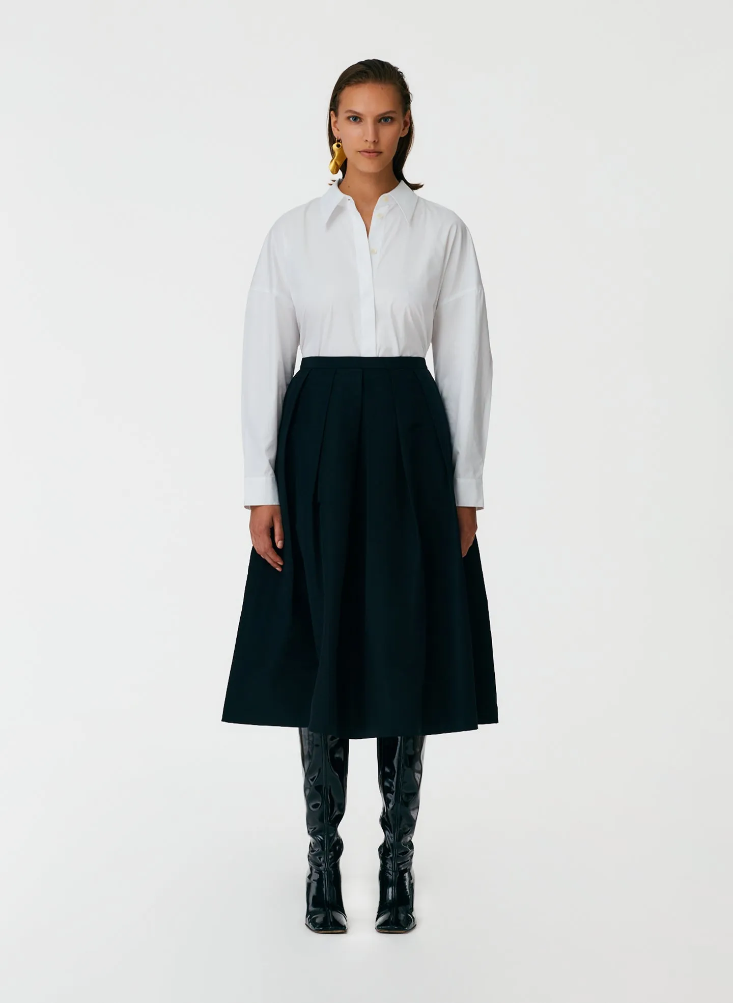 Silk Faille Full Skirt sold by Tibi