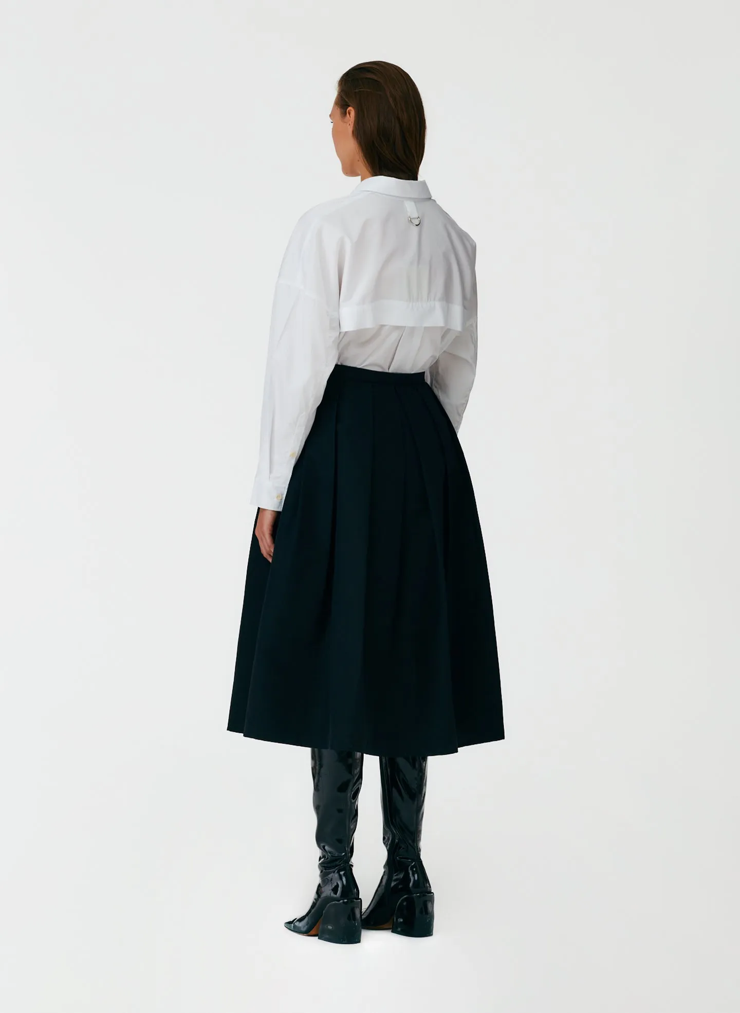 Silk Faille Full Skirt sold by Tibi product image thumbnail 5