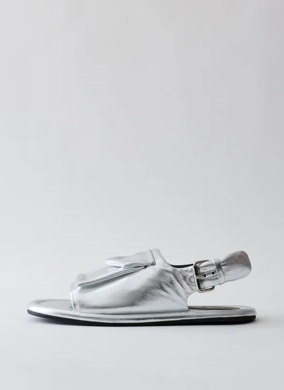 Metallic Slingback Beryen Sandal made by Tibi