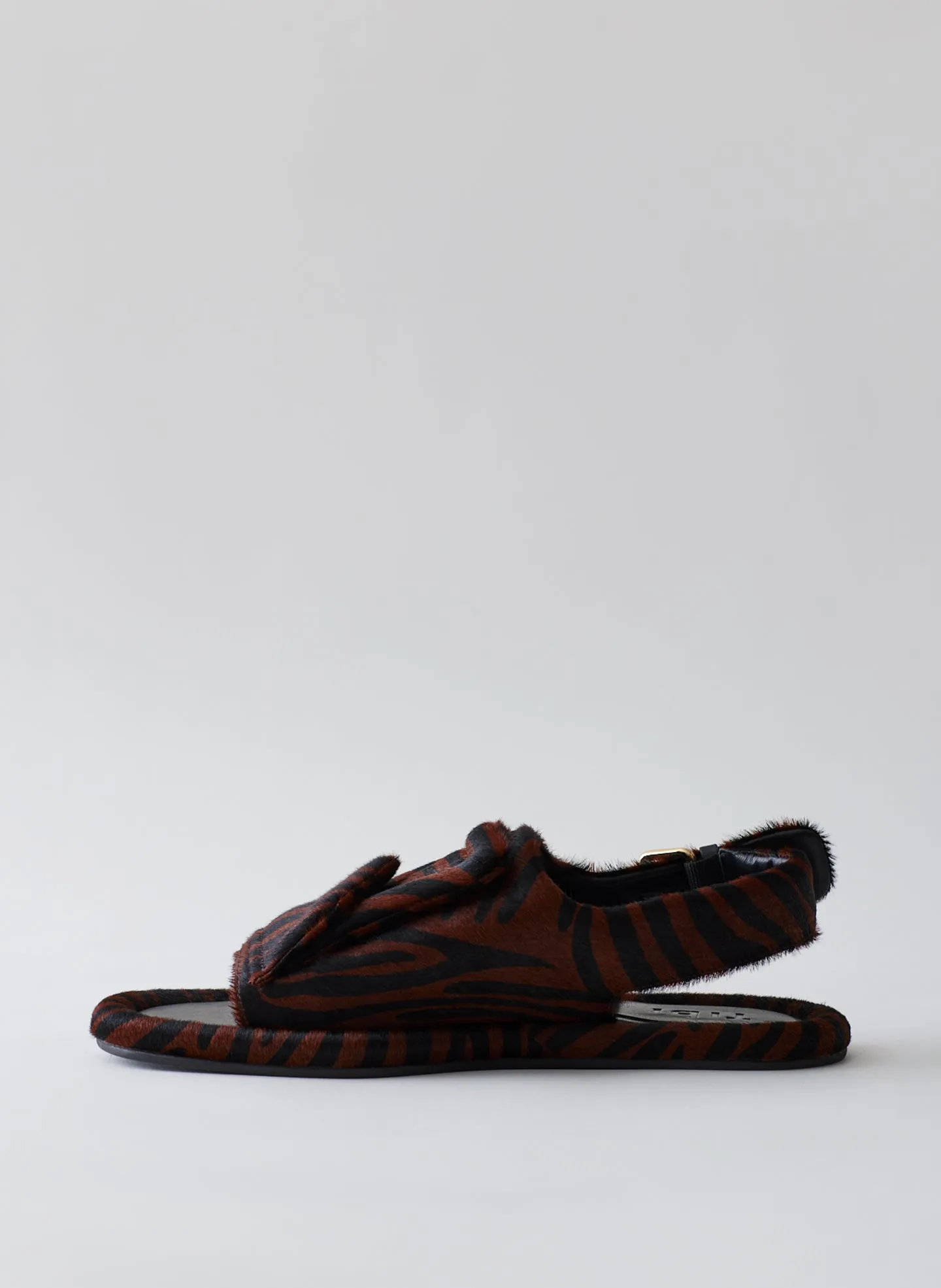 Pony Hair Zebra Print Slingback Beryen Sandal sold by Tibi product image thumbnail 2