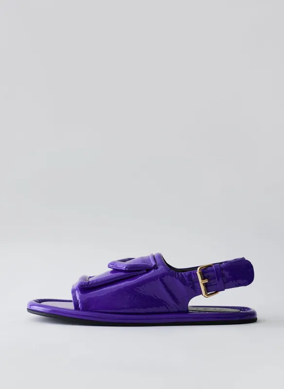 Patent Slingback Beryen Sandal made by Tibi