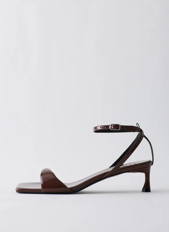 Patent Cameron Sandal made by Tibi