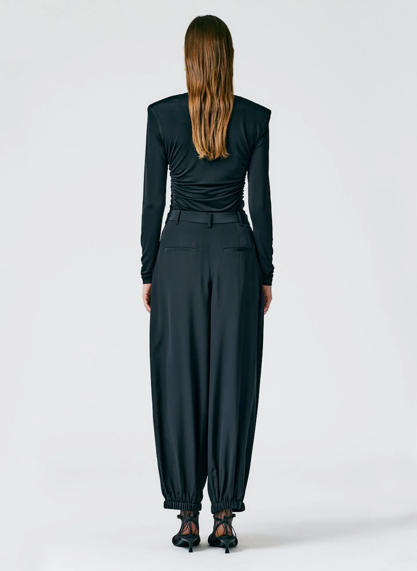 Eco Silk Pleated Balloon Pant - Regular sold by Tibi product image thumbnail 4