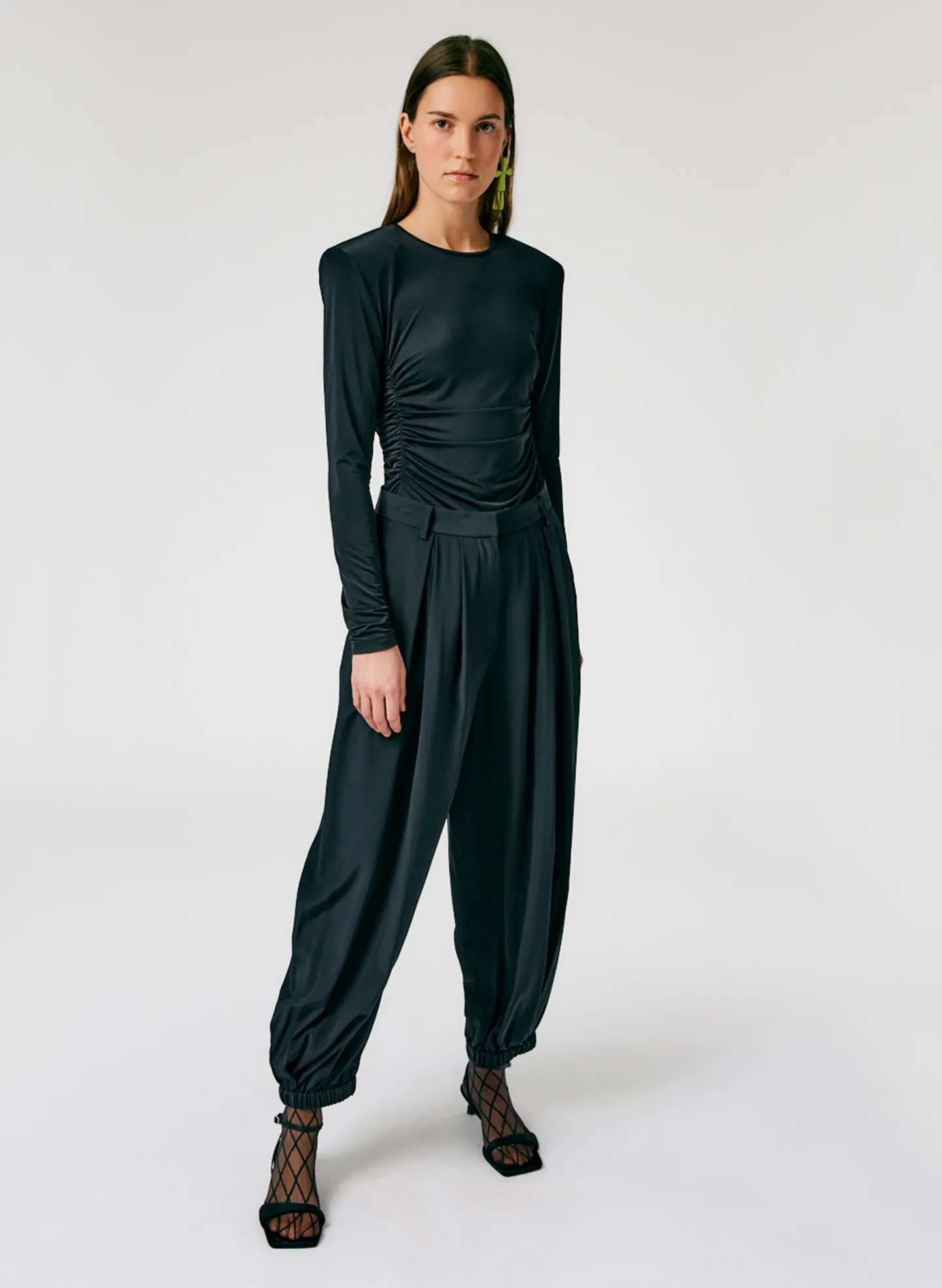 Eco Silk Pleated Balloon Pant - Regular sold by Tibi