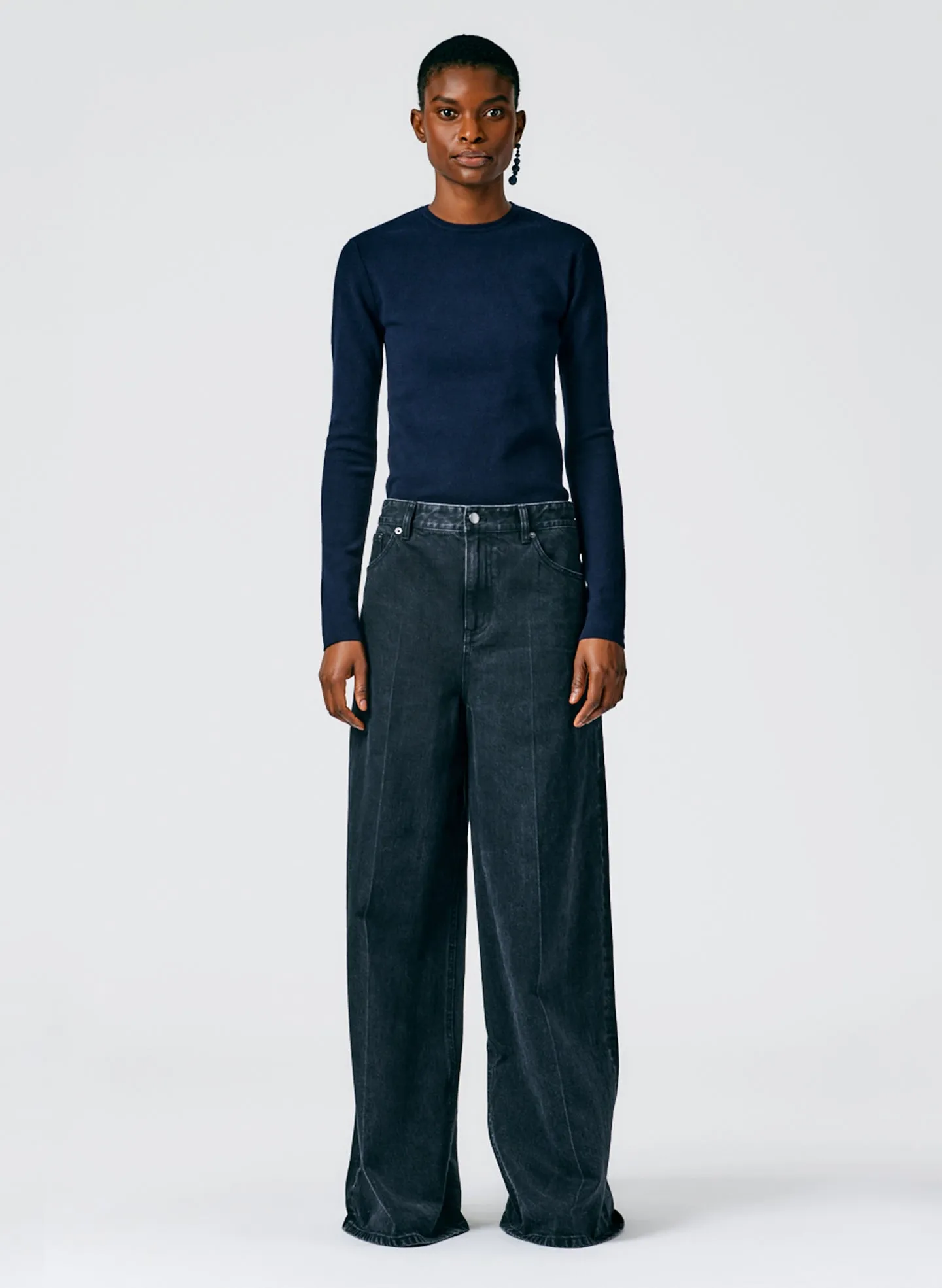 Black Denim Murray Jean - Petite sold by Tibi product image thumbnail 2
