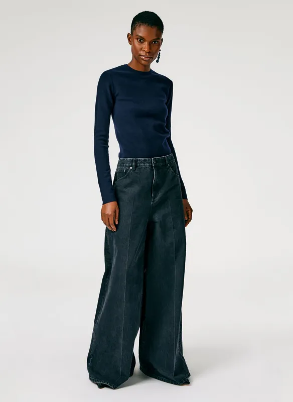 Black Denim Murray Jean - Petite made by Tibi