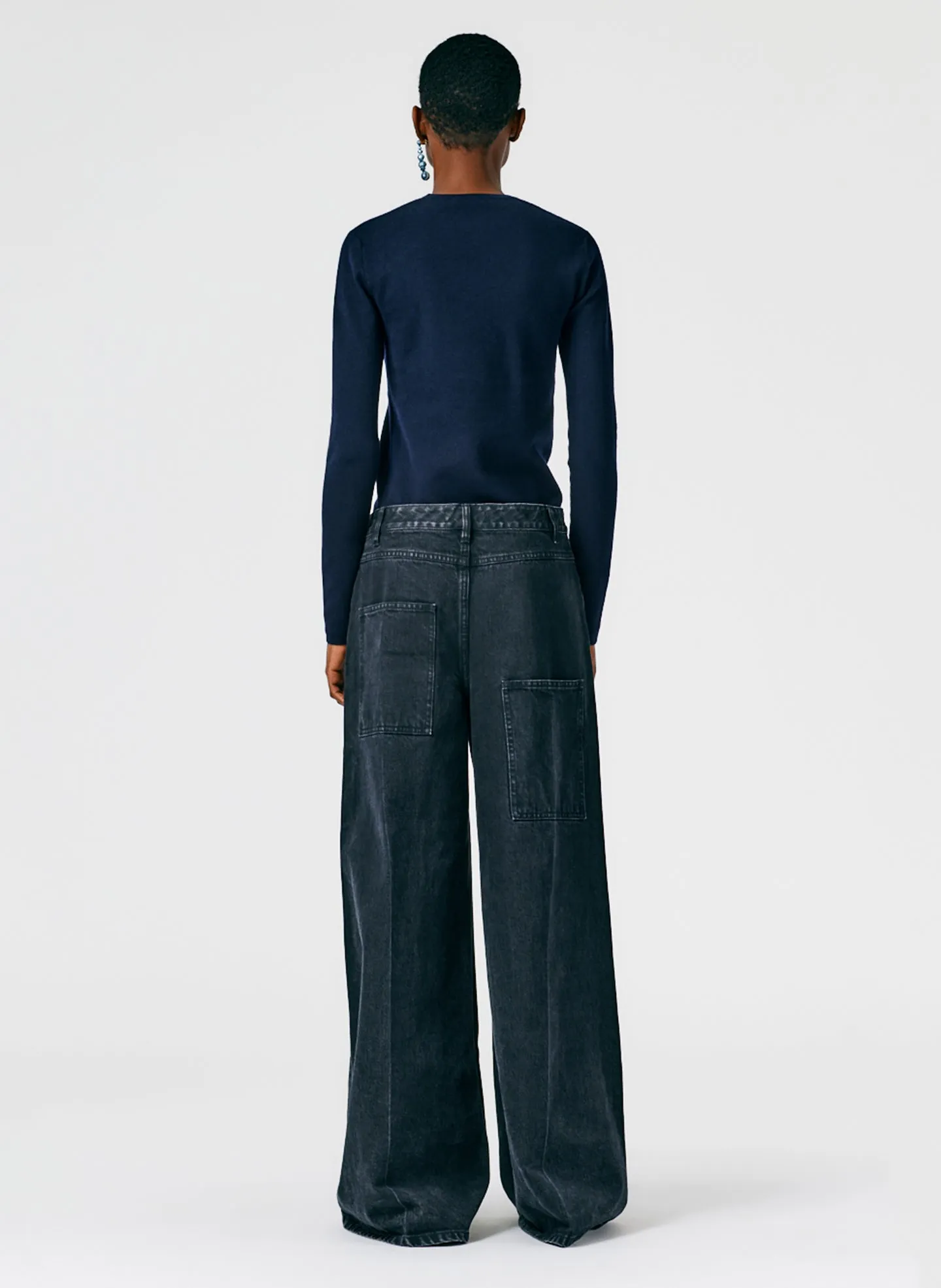 Black Denim Murray Jean - Regular sold by Tibi product image thumbnail 4