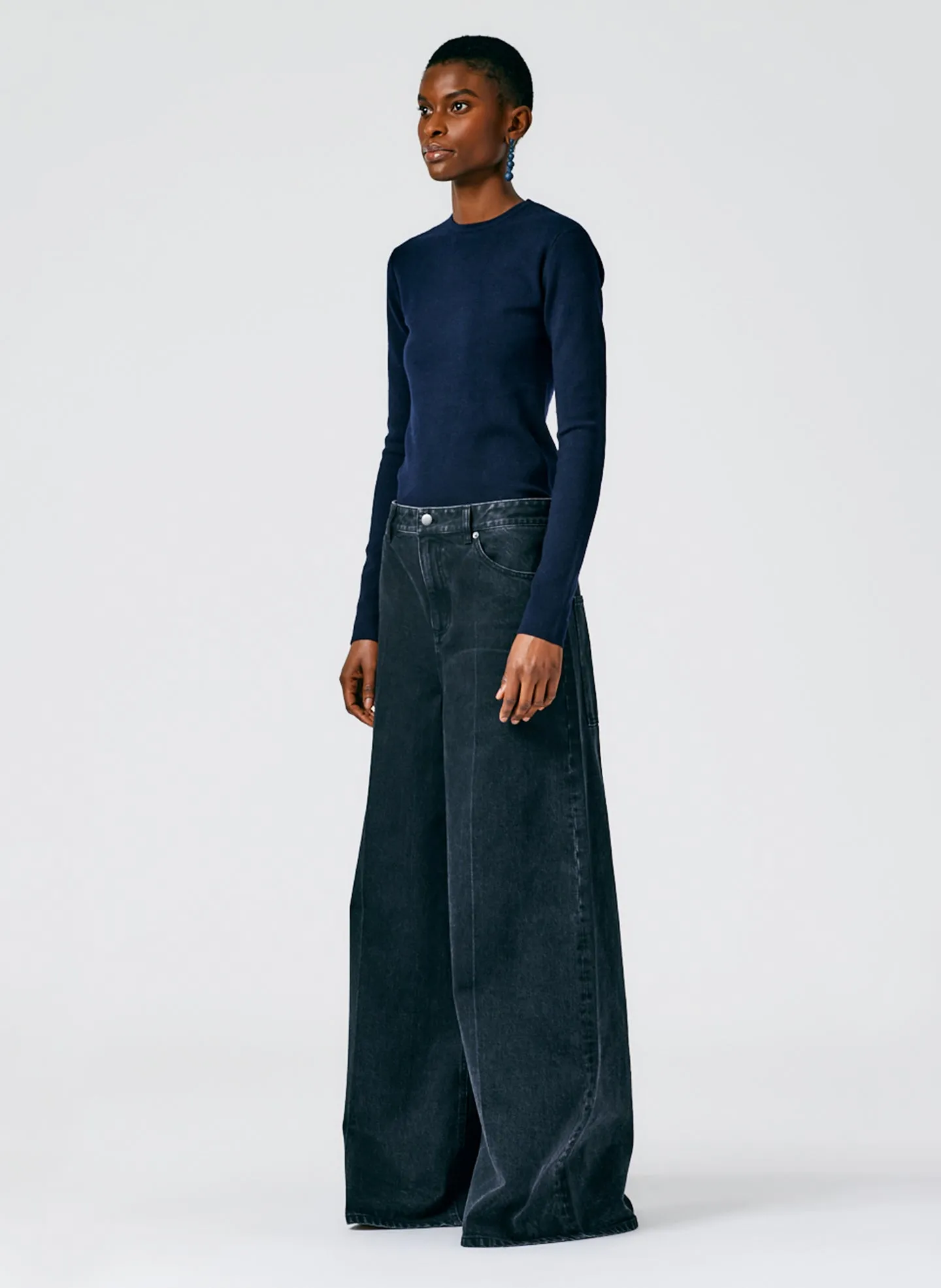Black Denim Murray Jean - Regular sold by Tibi product image thumbnail 3