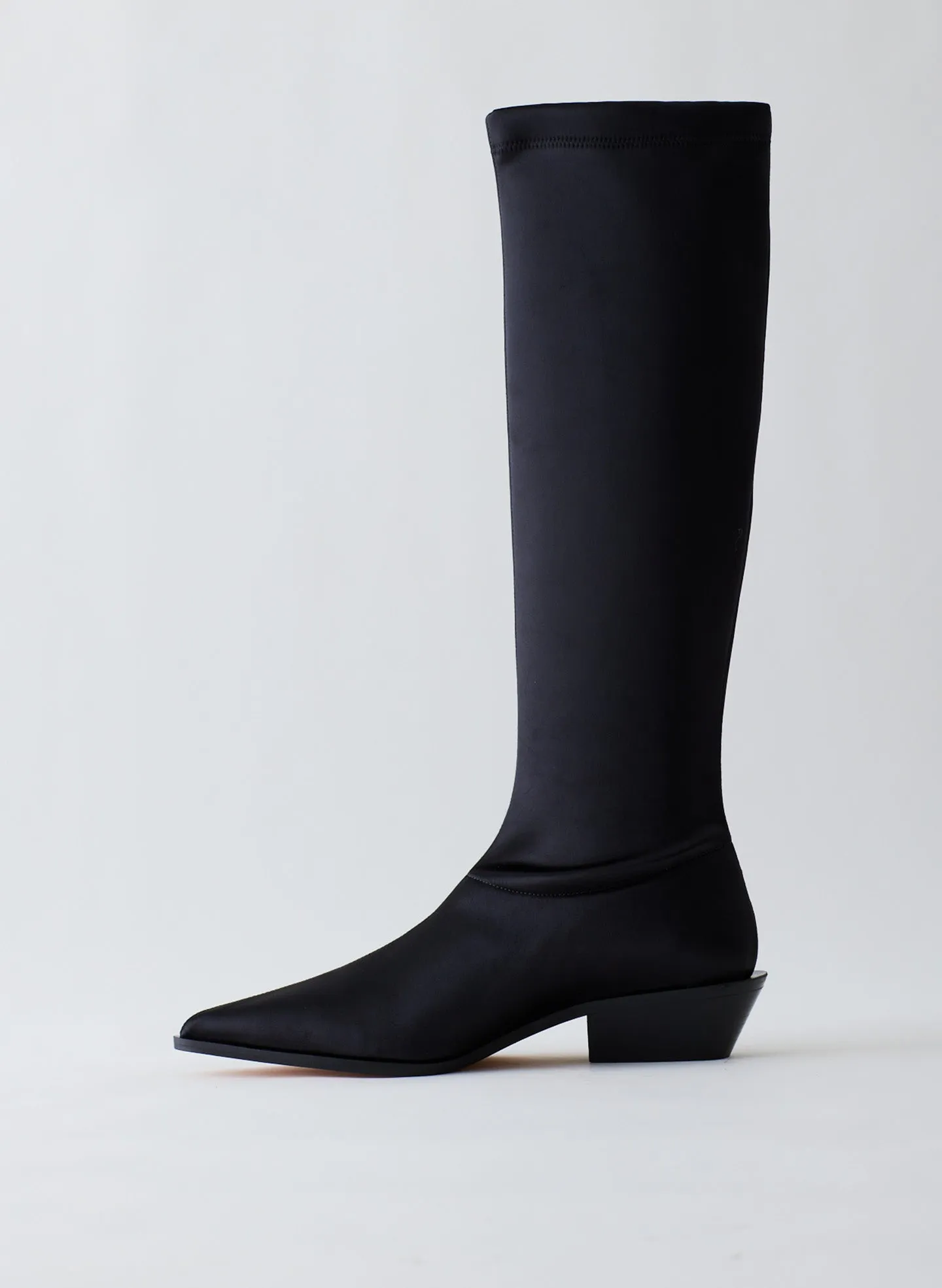 Satin Stretch Bronson Boot - Narrow Calf sold by Tibi product image thumbnail 2