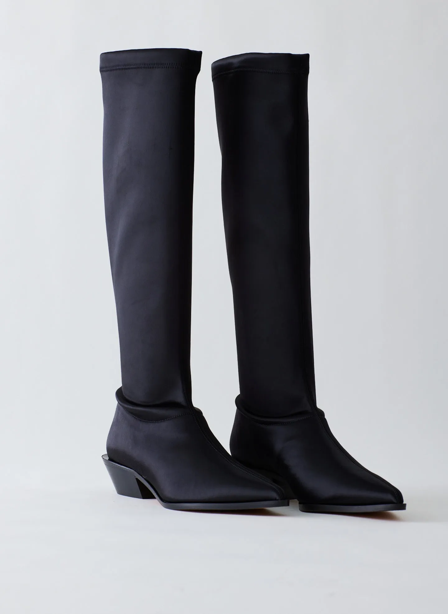 Satin Stretch Bronson Boot - Narrow Calf sold by Tibi product image thumbnail 5