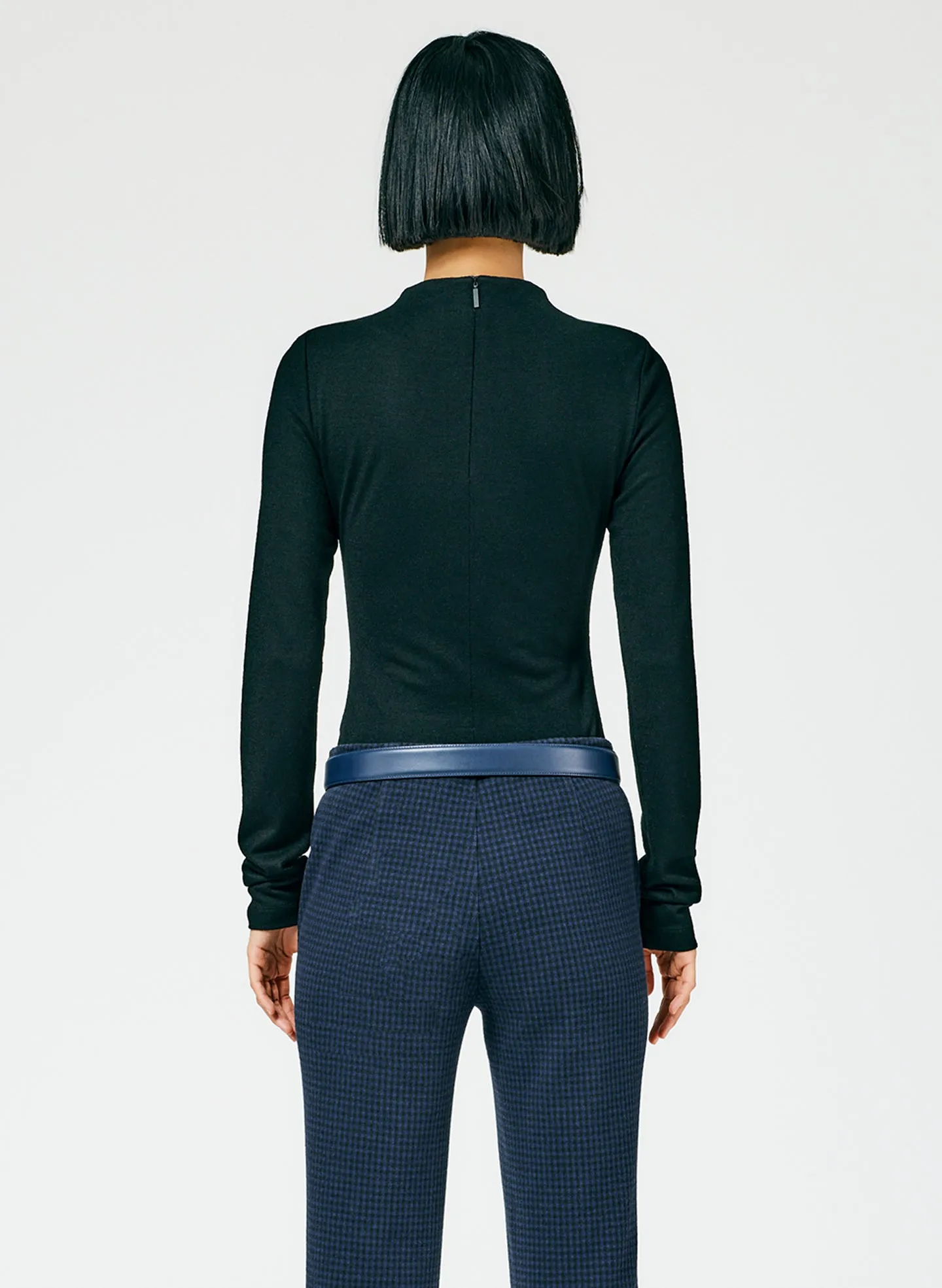 Wool Jersey Funnelneck Bodysuit sold by Tibi product image thumbnail 4