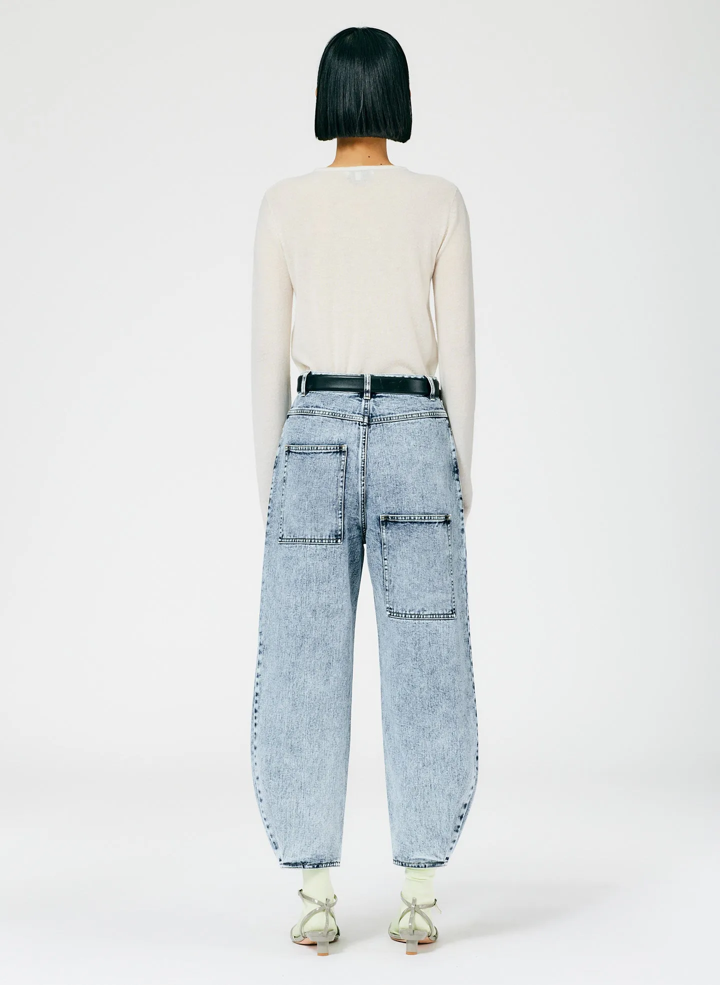 Acid Wash Denim High Waisted Quinn Jean sold by Tibi product image thumbnail 4