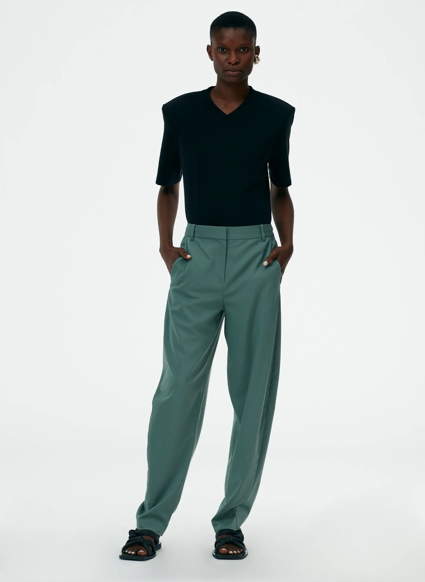 Removable Shoulder Pad T-Shirt sold by Tibi product image thumbnail 5