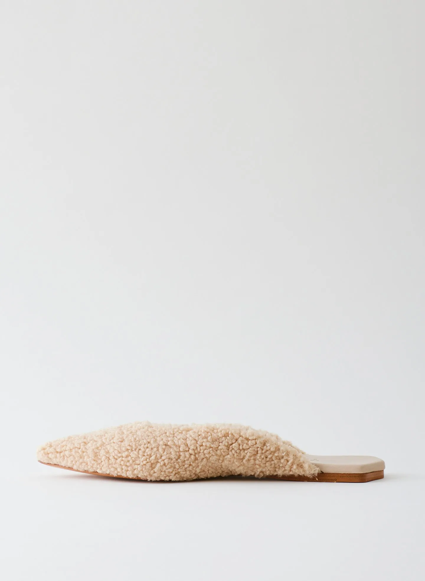 Nori Short Faux Fur Slide sold by Tibi product image thumbnail 2
