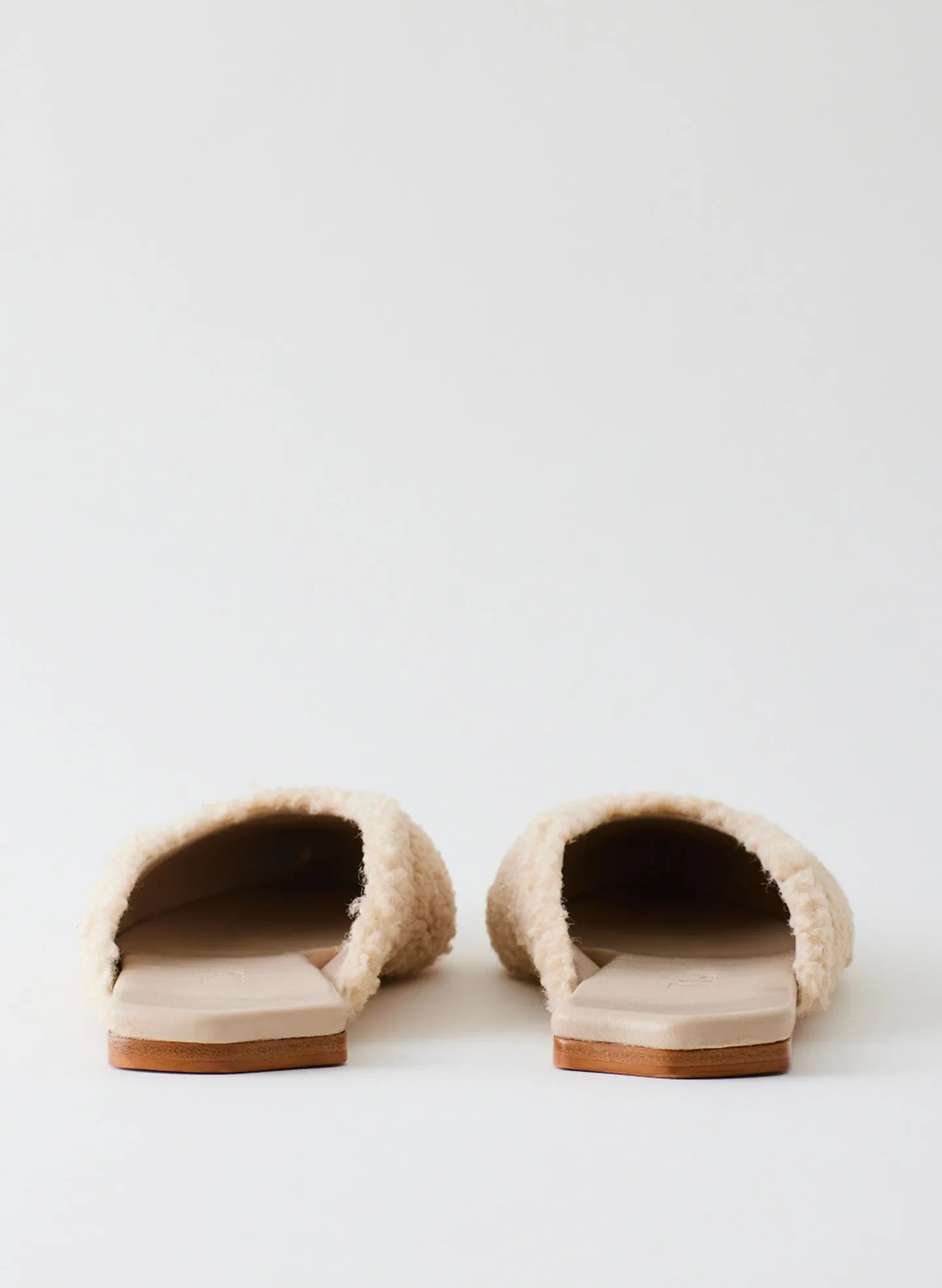 Nori Short Faux Fur Slide sold by Tibi product image thumbnail 4