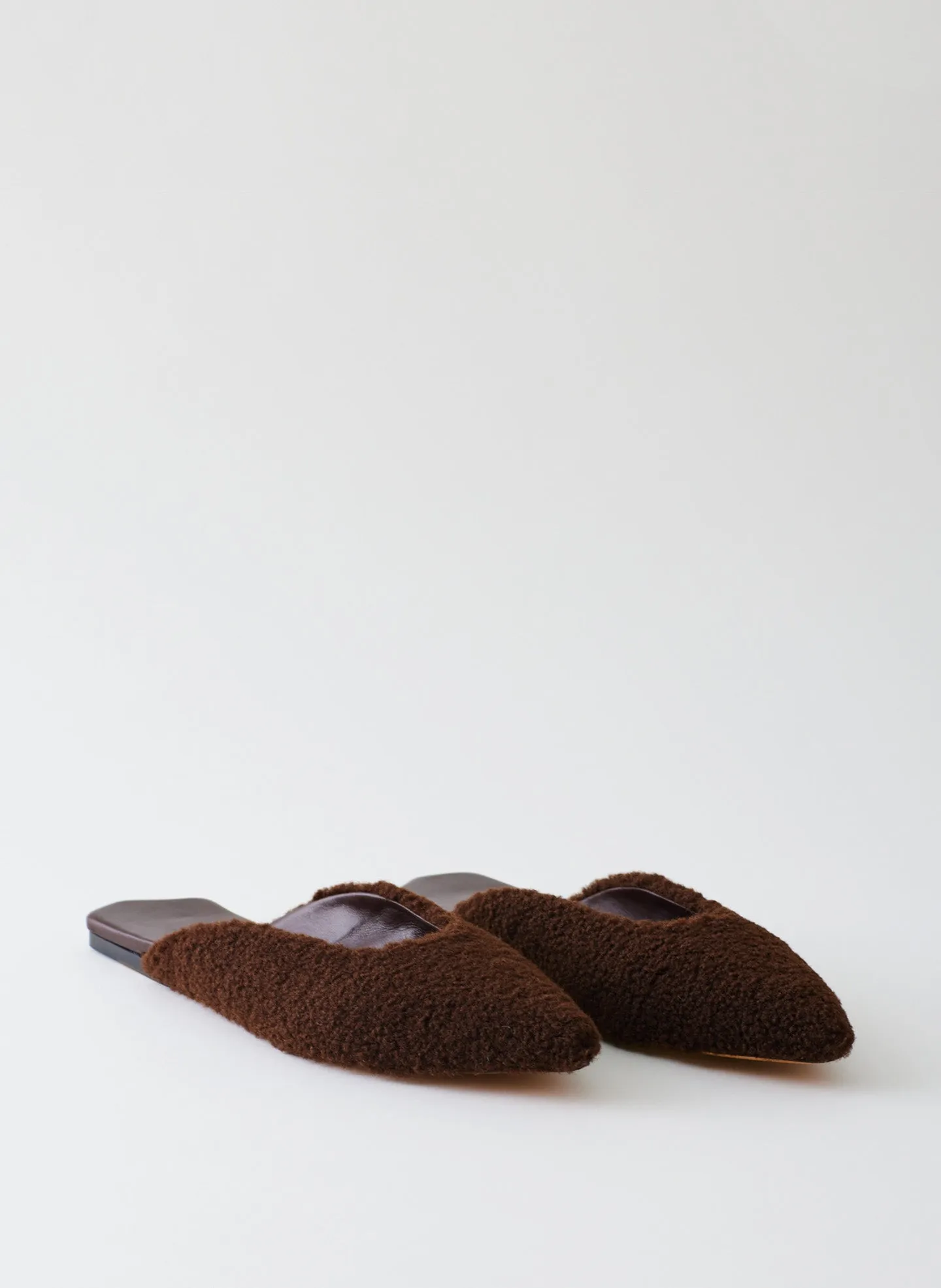 Nori Short Faux Fur Slide sold by Tibi product image thumbnail 5