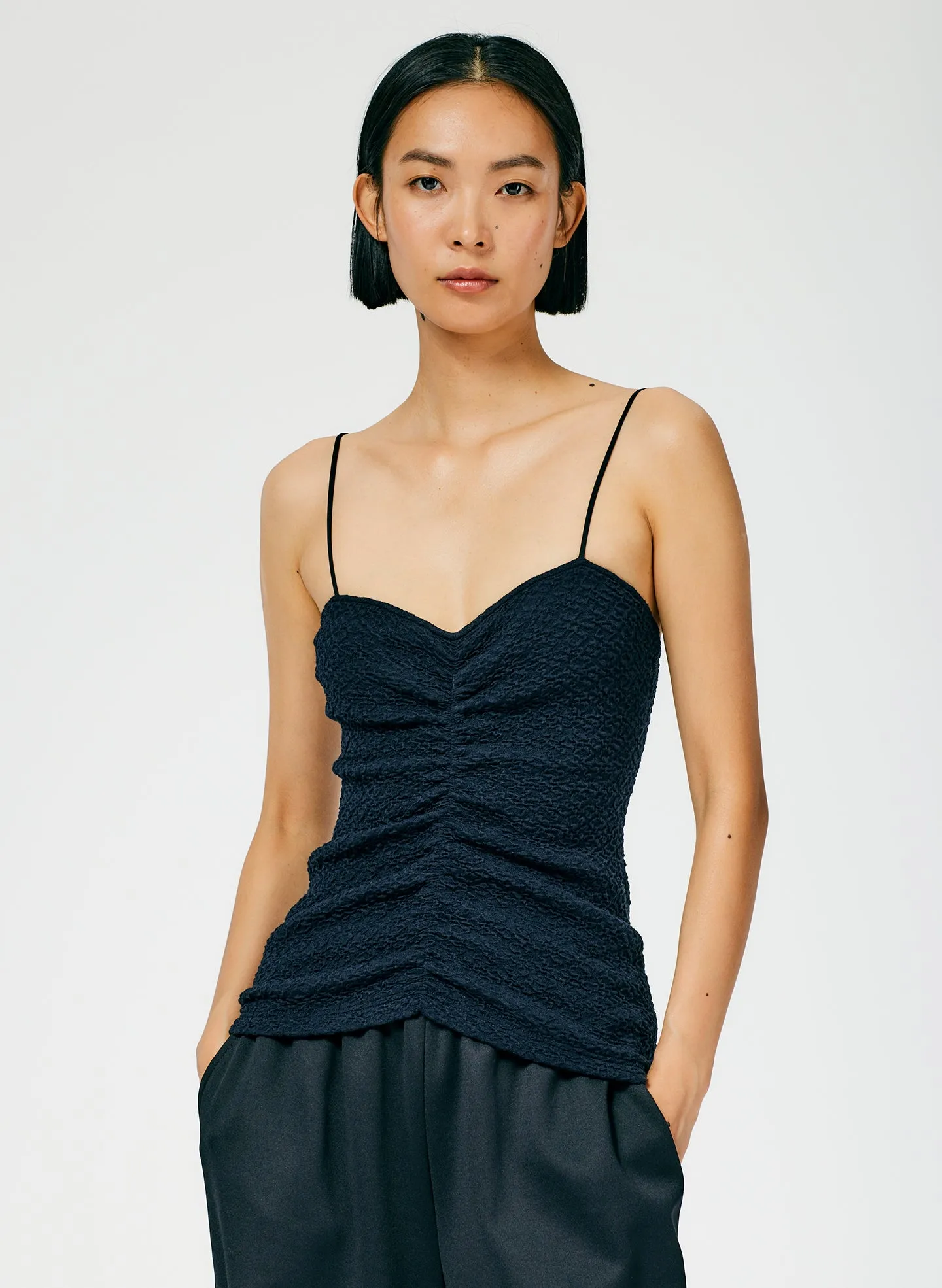 Moue Jersey Ruched Cami sold by Tibi