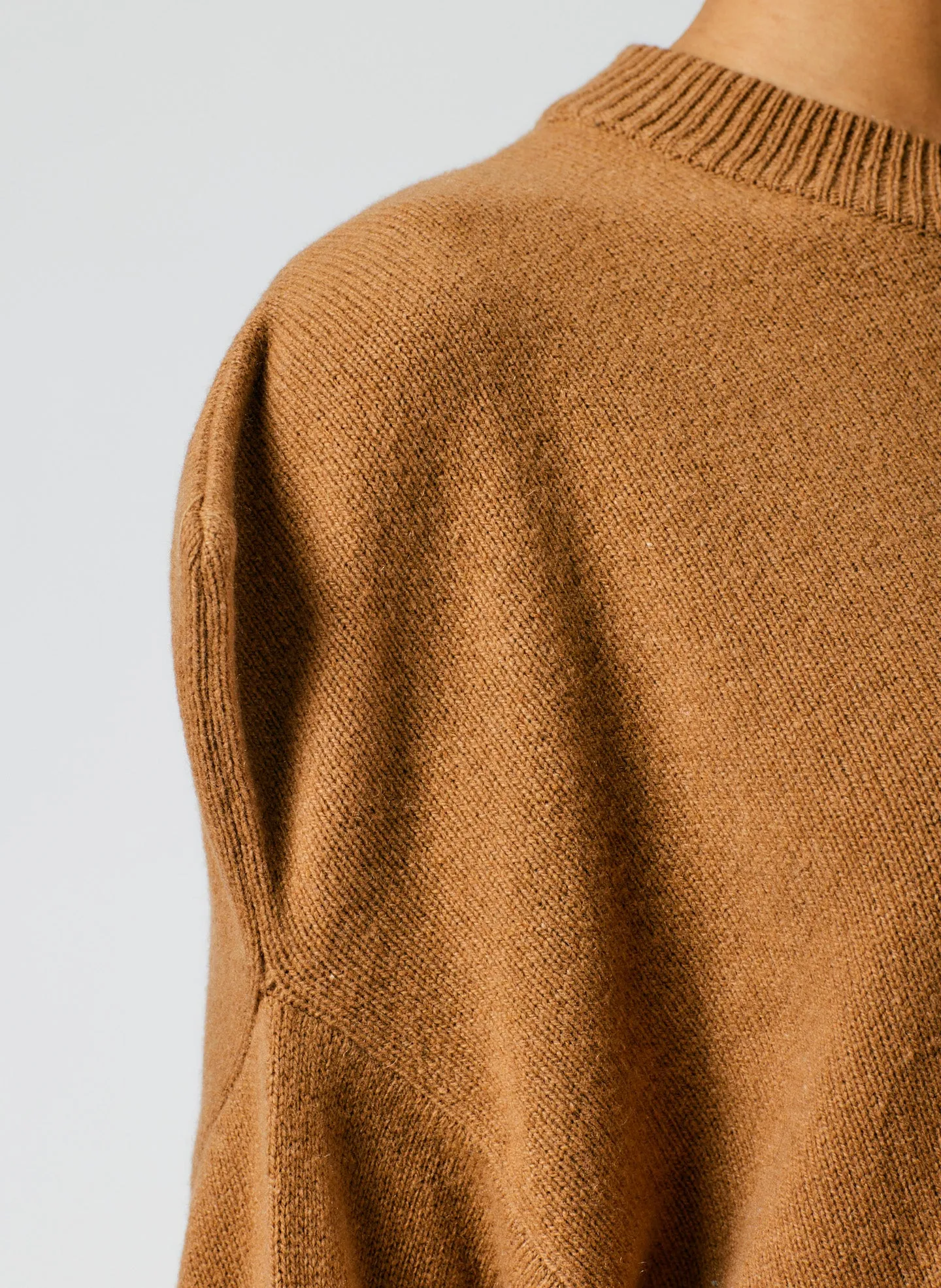 Recycled Cashmere Carre Crewneck Pullover sold by Tibi product image thumbnail 5