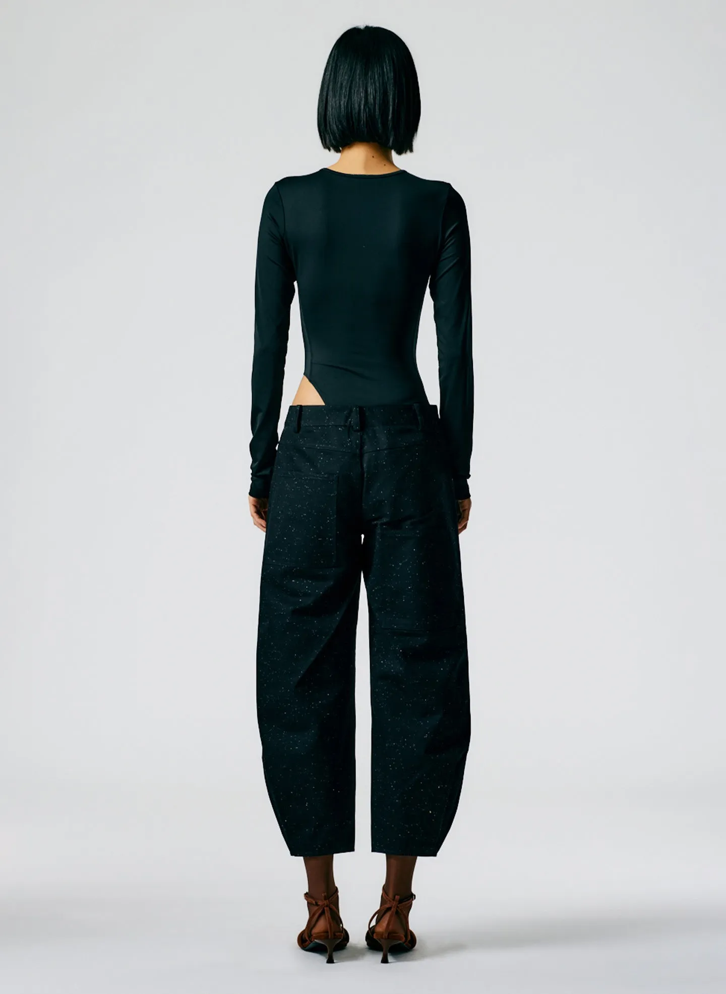 Luxe Tweedy Twill Brancusi Jean - Regular sold by Tibi product image thumbnail 2