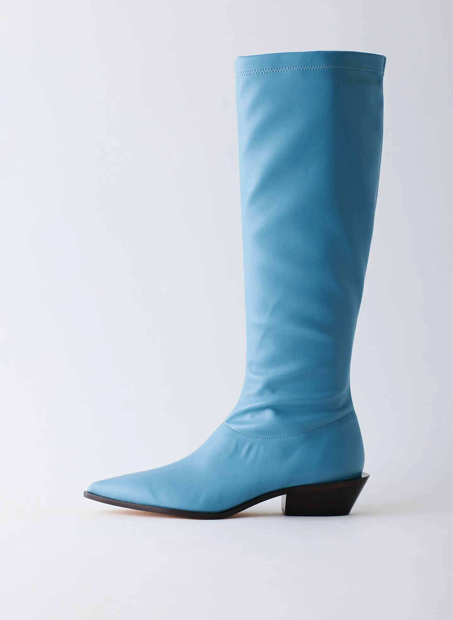 Bronson Faux Nappa Stretch Boot - Narrow Calf sold by Tibi product image thumbnail 3